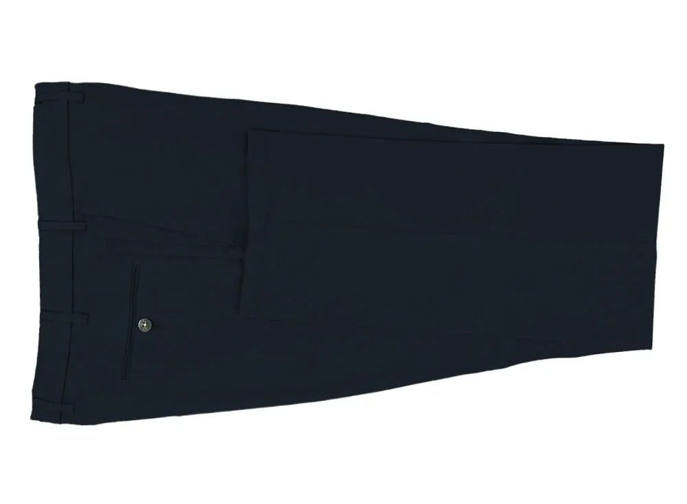 Navy Cotton & Cashmere Pants sold by Ike Behar