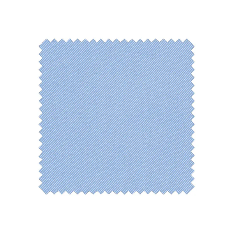 Light Blue Royal Twill Made to Measure Shirt sold by Ike Behar