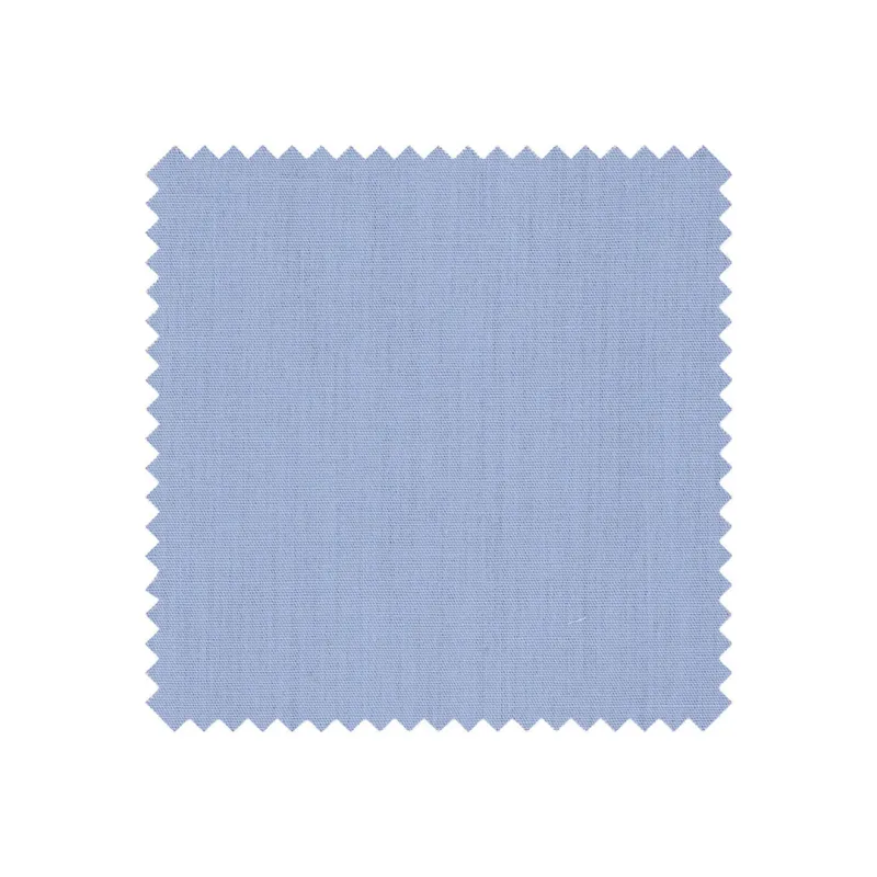 Sky Blue Poplin Made to Measure Shirt sold by Ike Behar