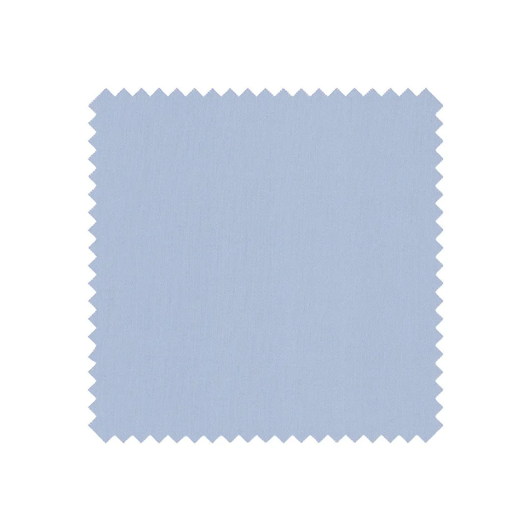 Sky Blue Luxury Satin Made to Measure Shirt sold by Ike Behar