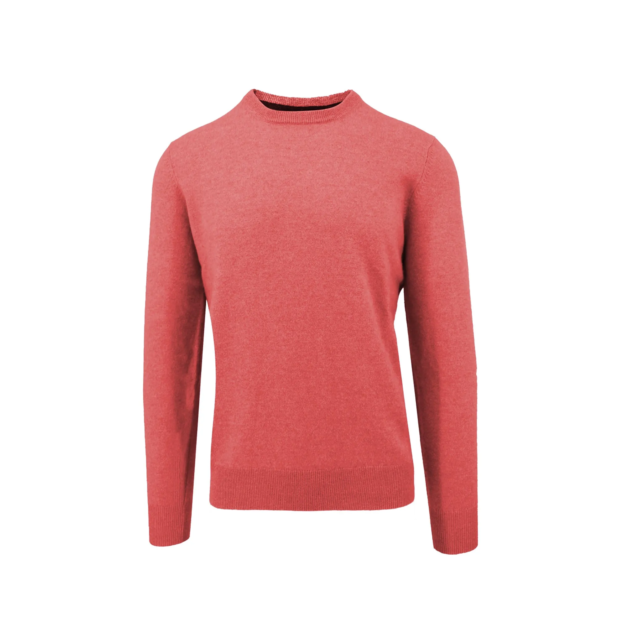 Coral Crewneck Cashmere Sweater sold by Ike Behar