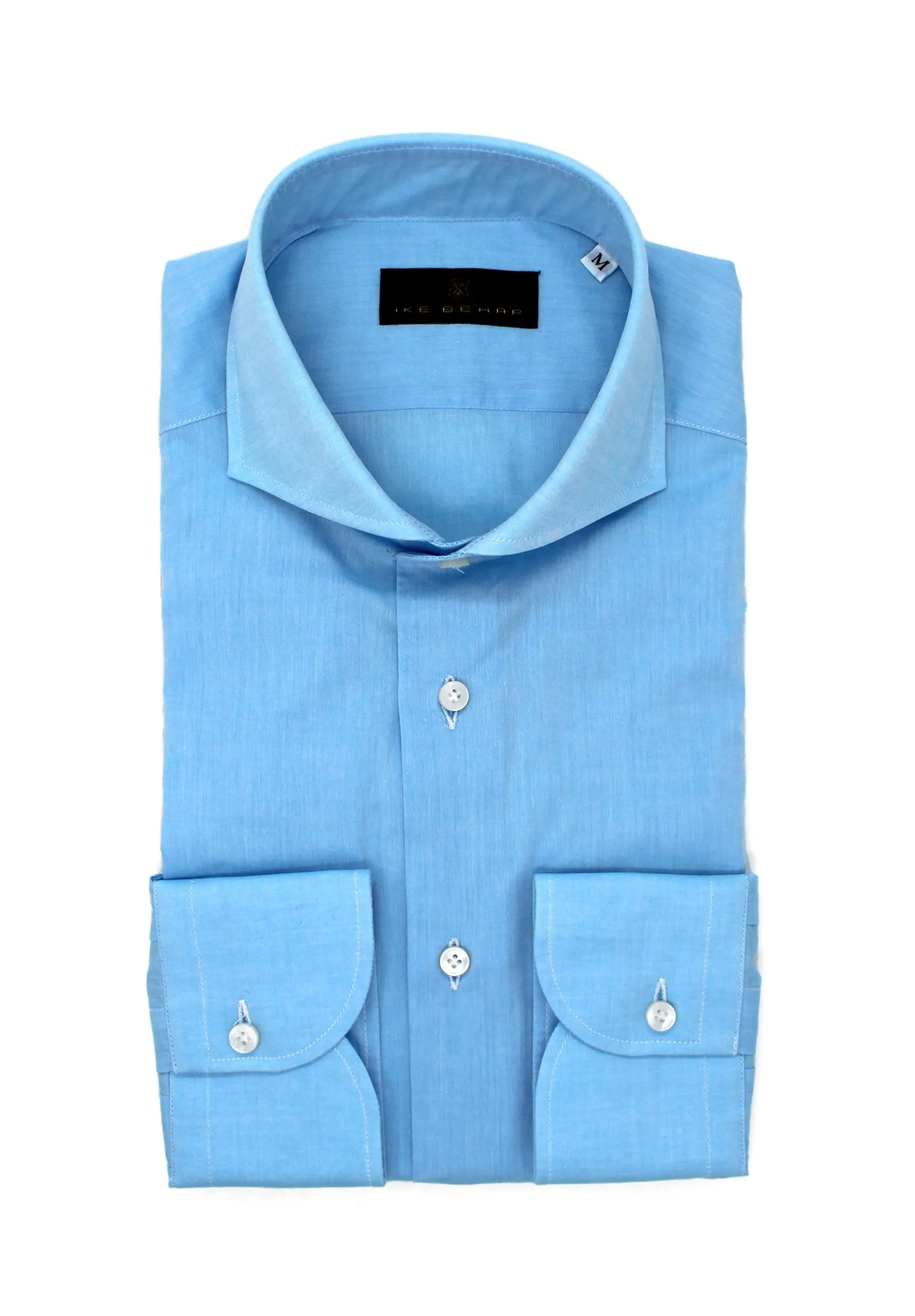 Aqua Chambray Sport Shirt sold by Ike Behar