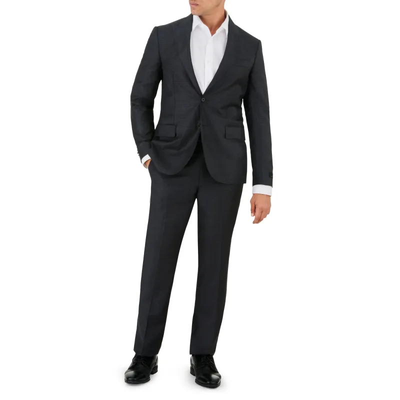 Charcoal Textured Suit sold by Ike Behar