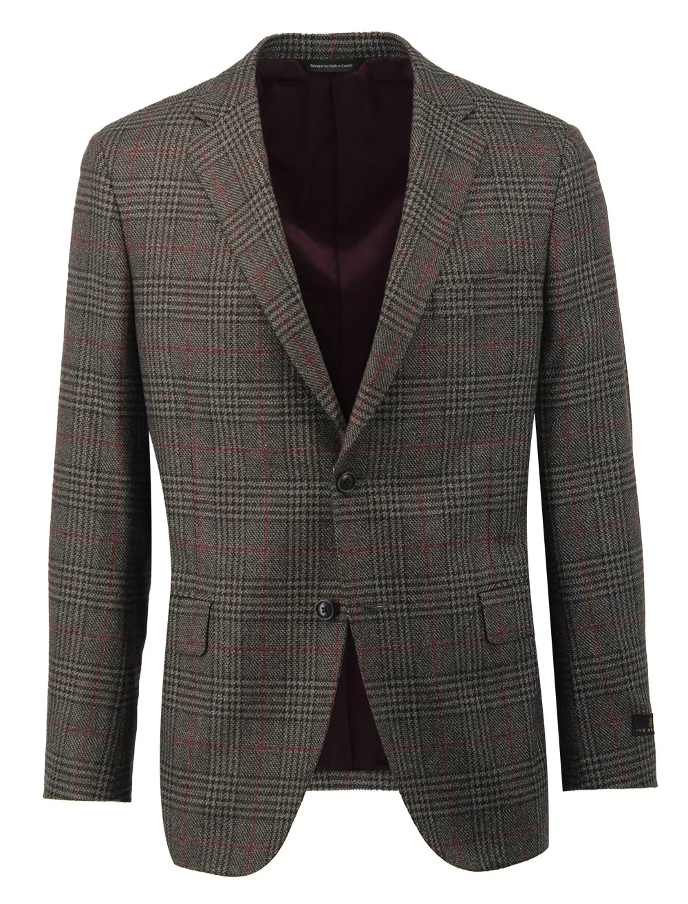 Olive Glen Plaid Sport Coat sold by Ike Behar