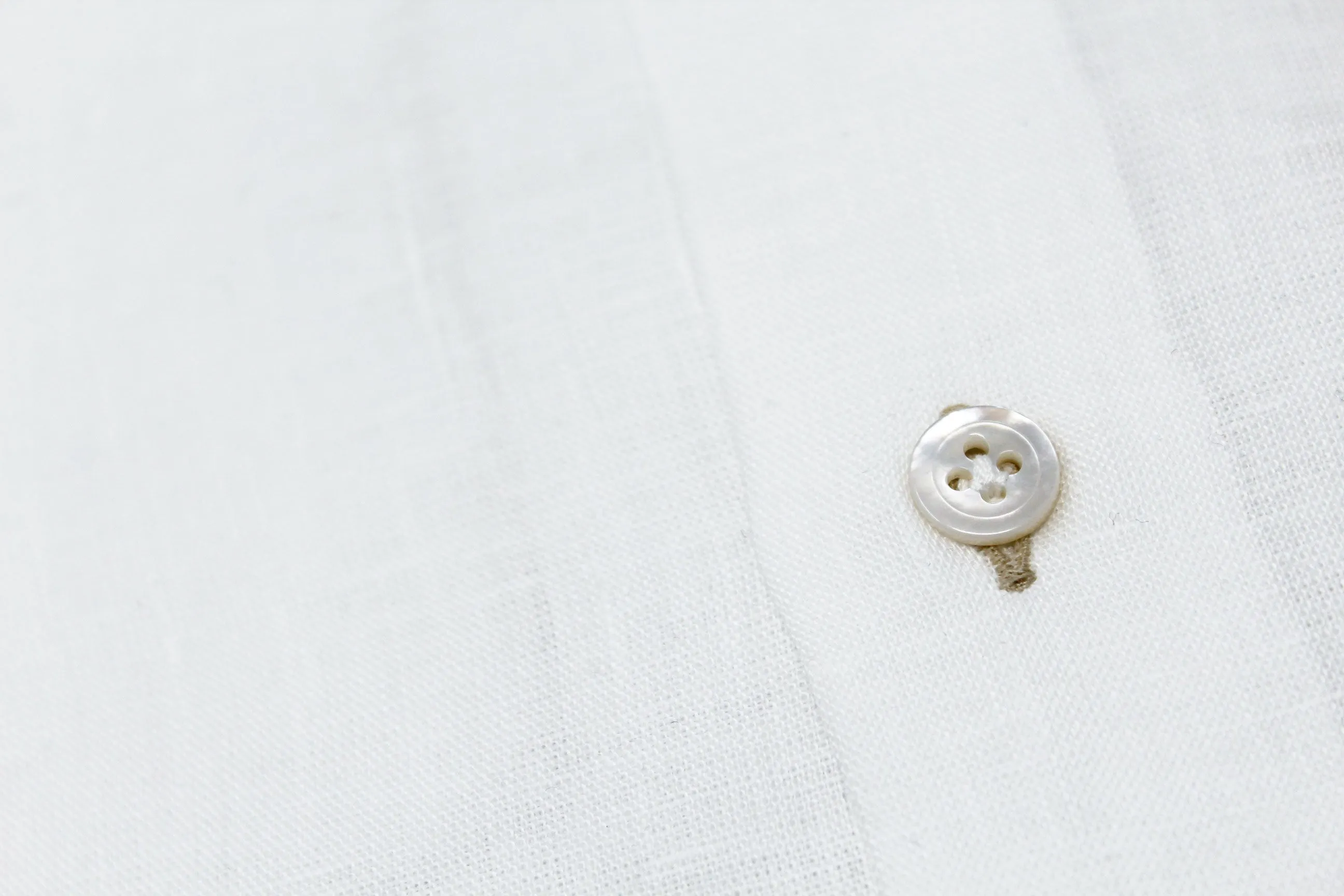 White Italian Linen Sport Shirt sold by Ike Behar product image thumbnail 3