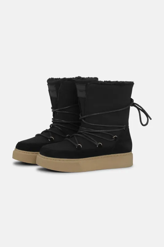 Warm Winter Low Boot - Black Natural sold by Ilse Jacobsen