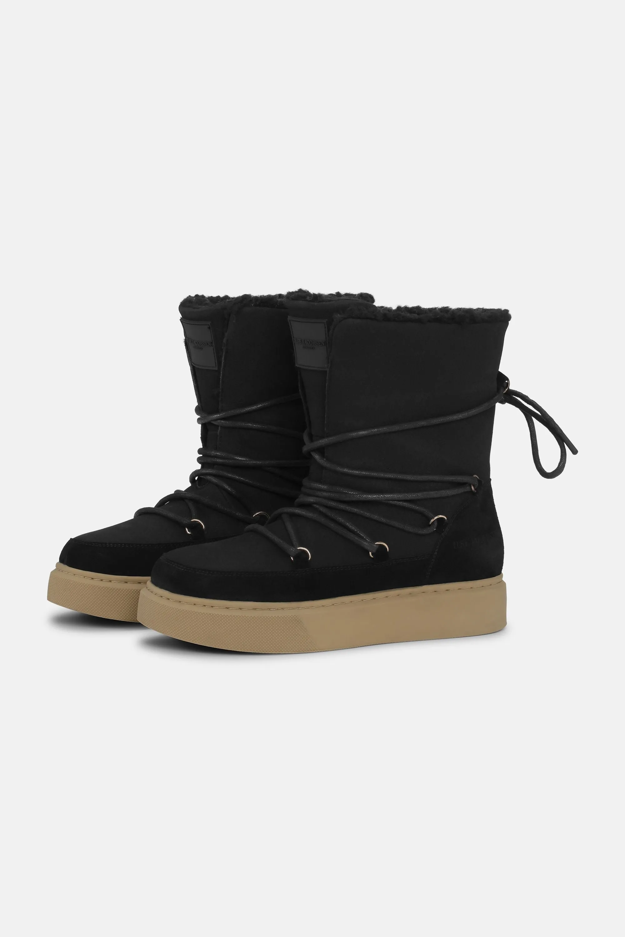 Warm Winter Low Boot - Black Natural sold by Ilse Jacobsen