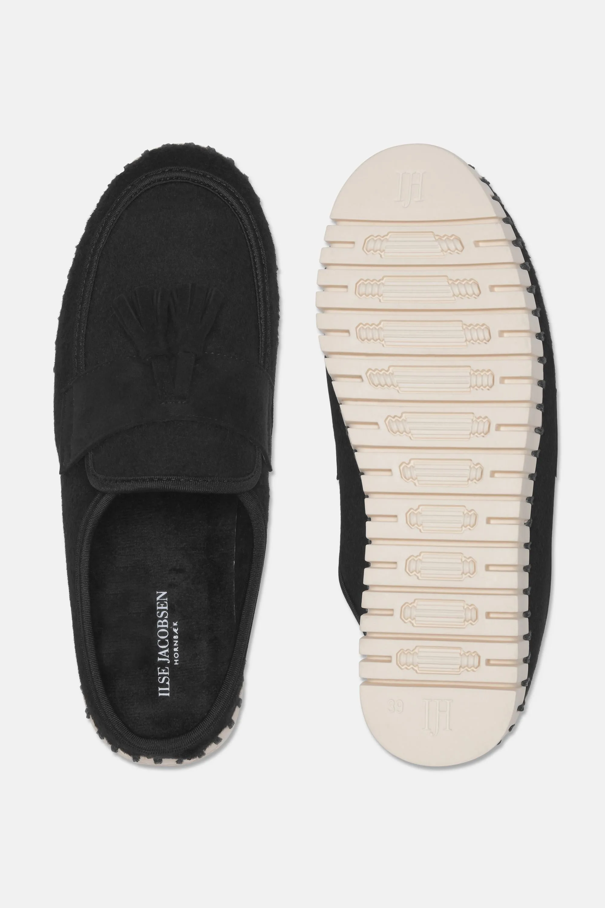 Tulip Wool Mule - Black Pearled Ivory sold by Ilse Jacobsen product image thumbnail 4