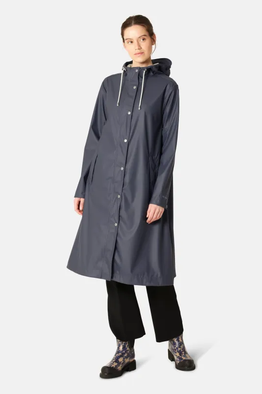 Long Rain Jacket - Ombre Blue sold by Ilse Jacobsen