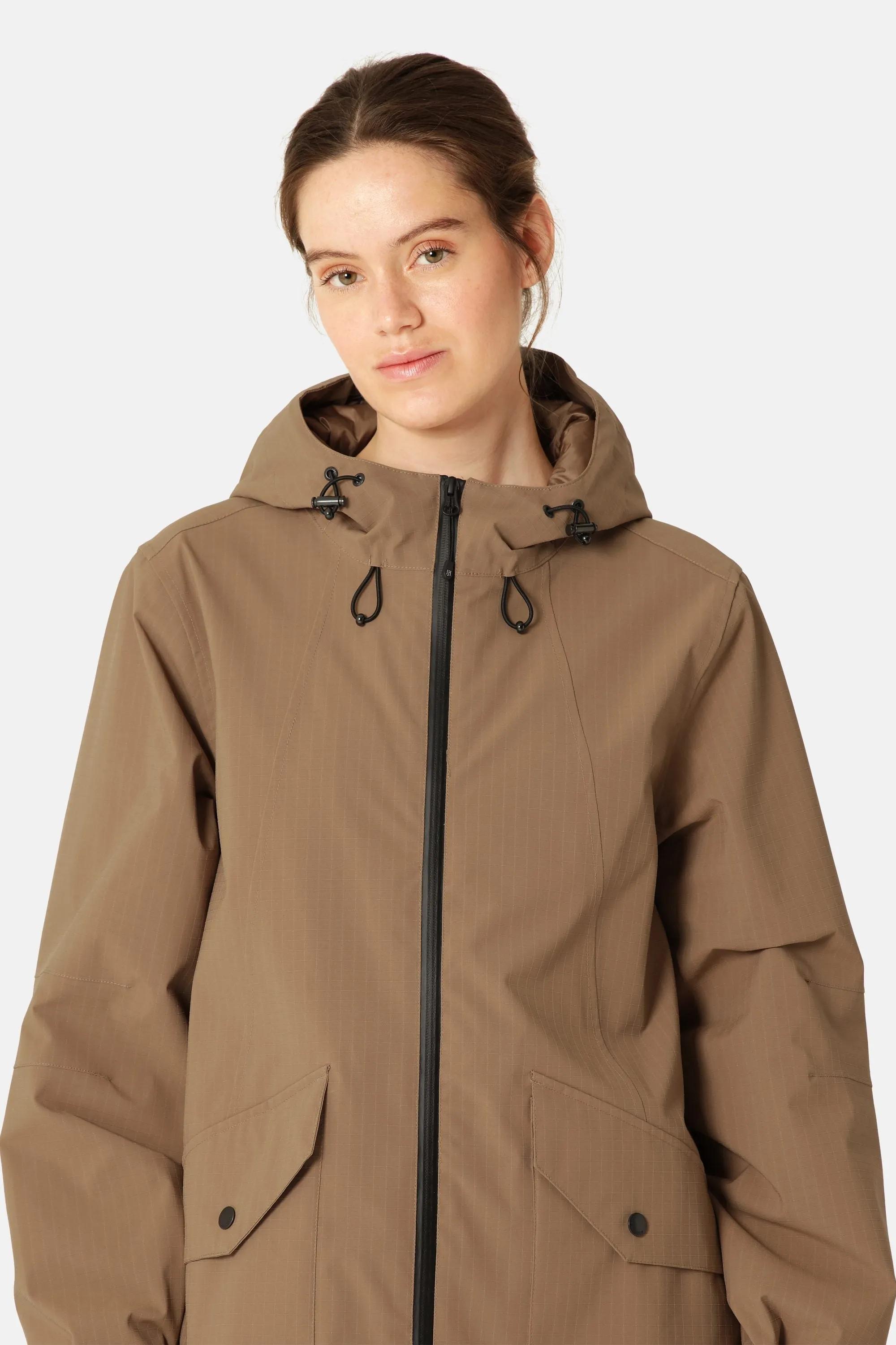 Short Winter Jacket - Mocca sold by Ilse Jacobsen product image thumbnail 4