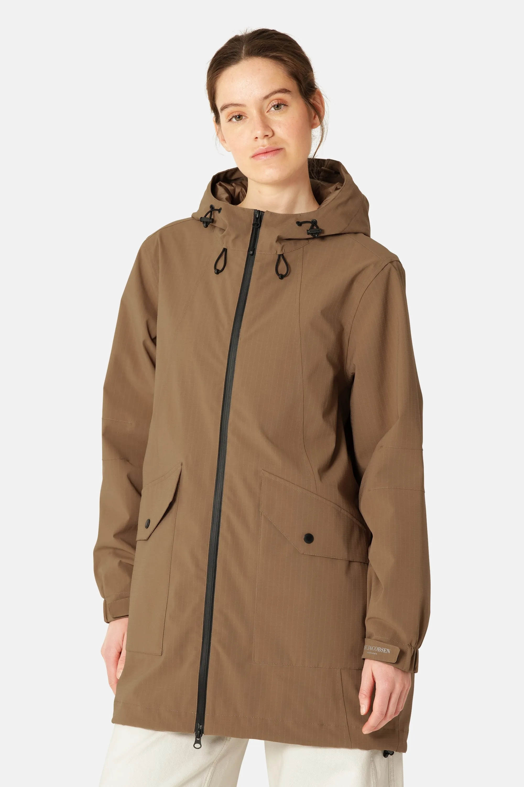 Short Winter Jacket - Mocca sold by Ilse Jacobsen product image thumbnail 2