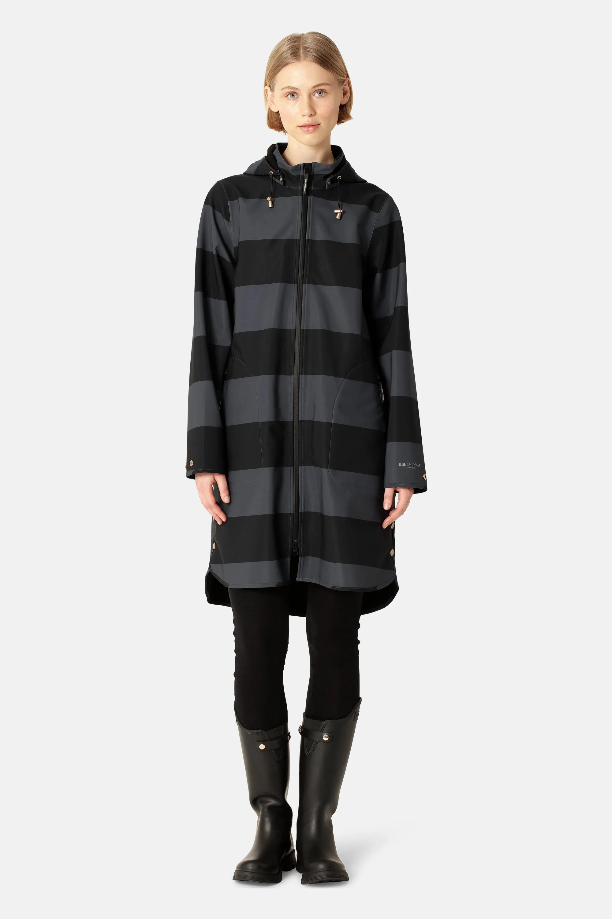 Raincoat - Ombre Blue sold by Ilse Jacobsen