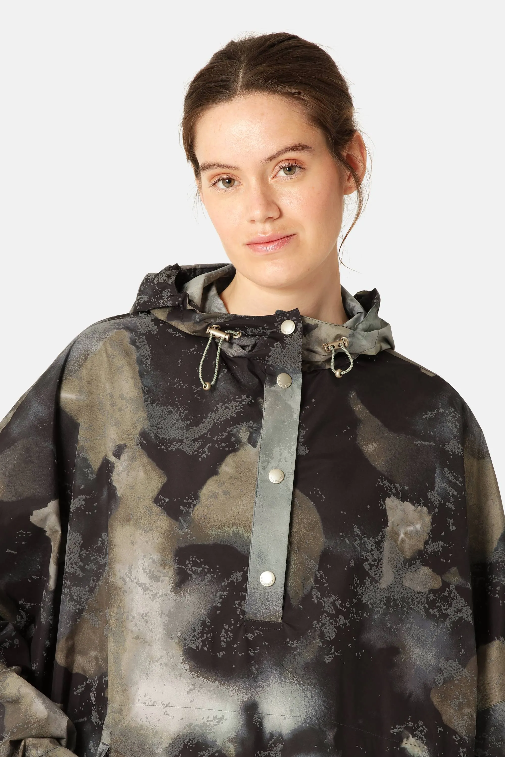 Poncho Raincoat - Moss Print sold by Ilse Jacobsen product image thumbnail 4