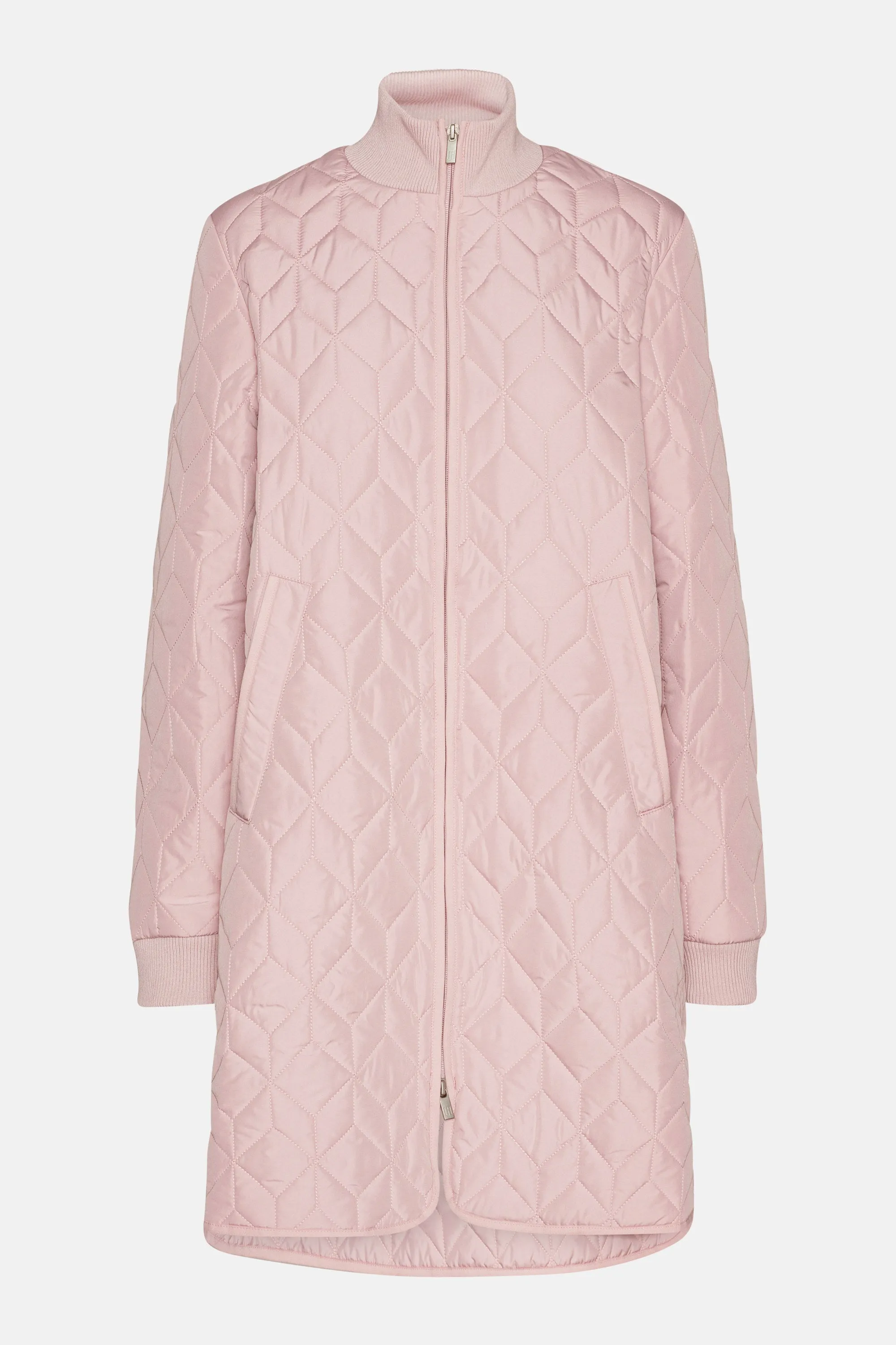 Long Padded Quilt Jacket - Burnished Lilac sold by Ilse Jacobsen product image thumbnail 5