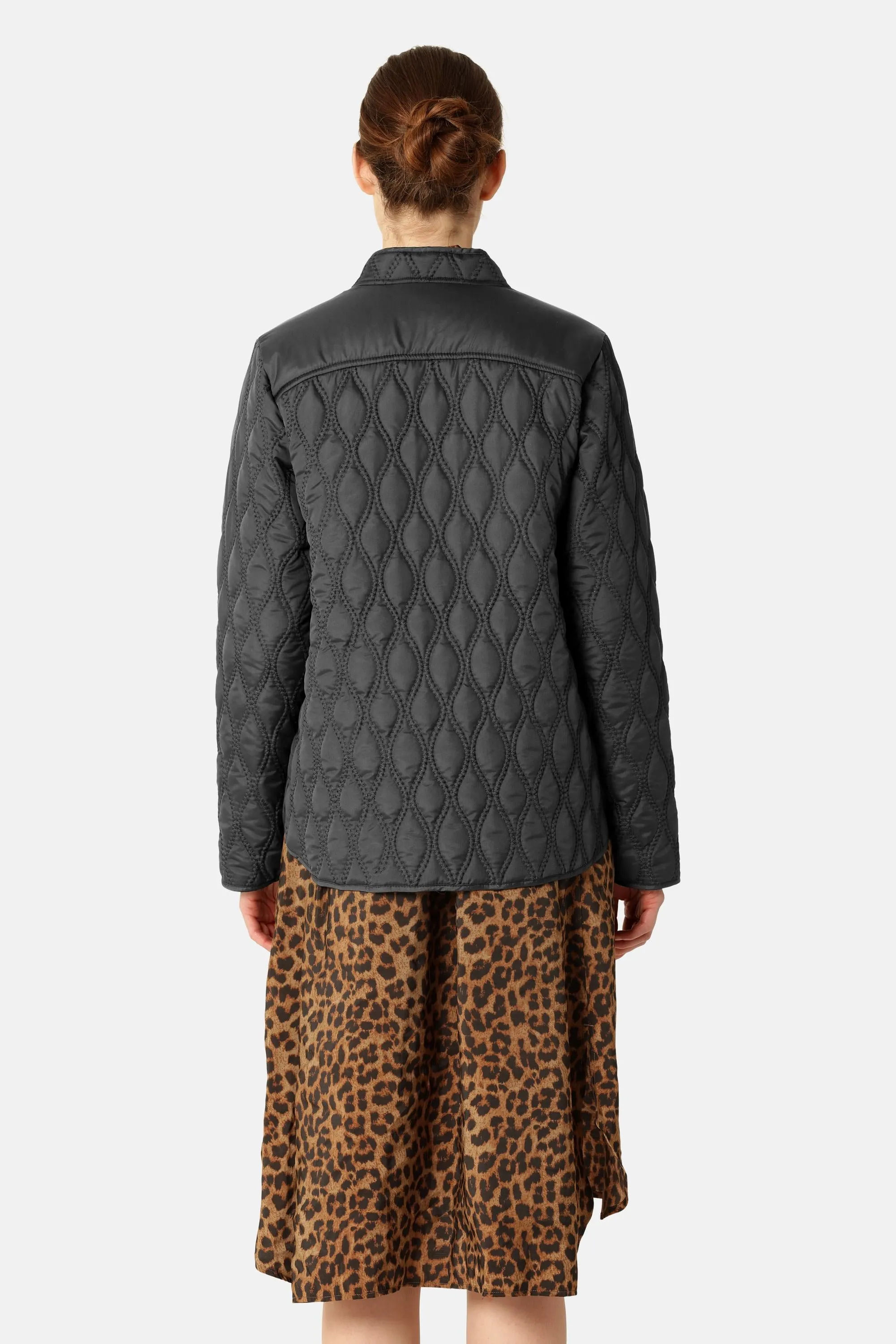 Short Quilt Jacket - Black sold by Ilse Jacobsen product image thumbnail 3