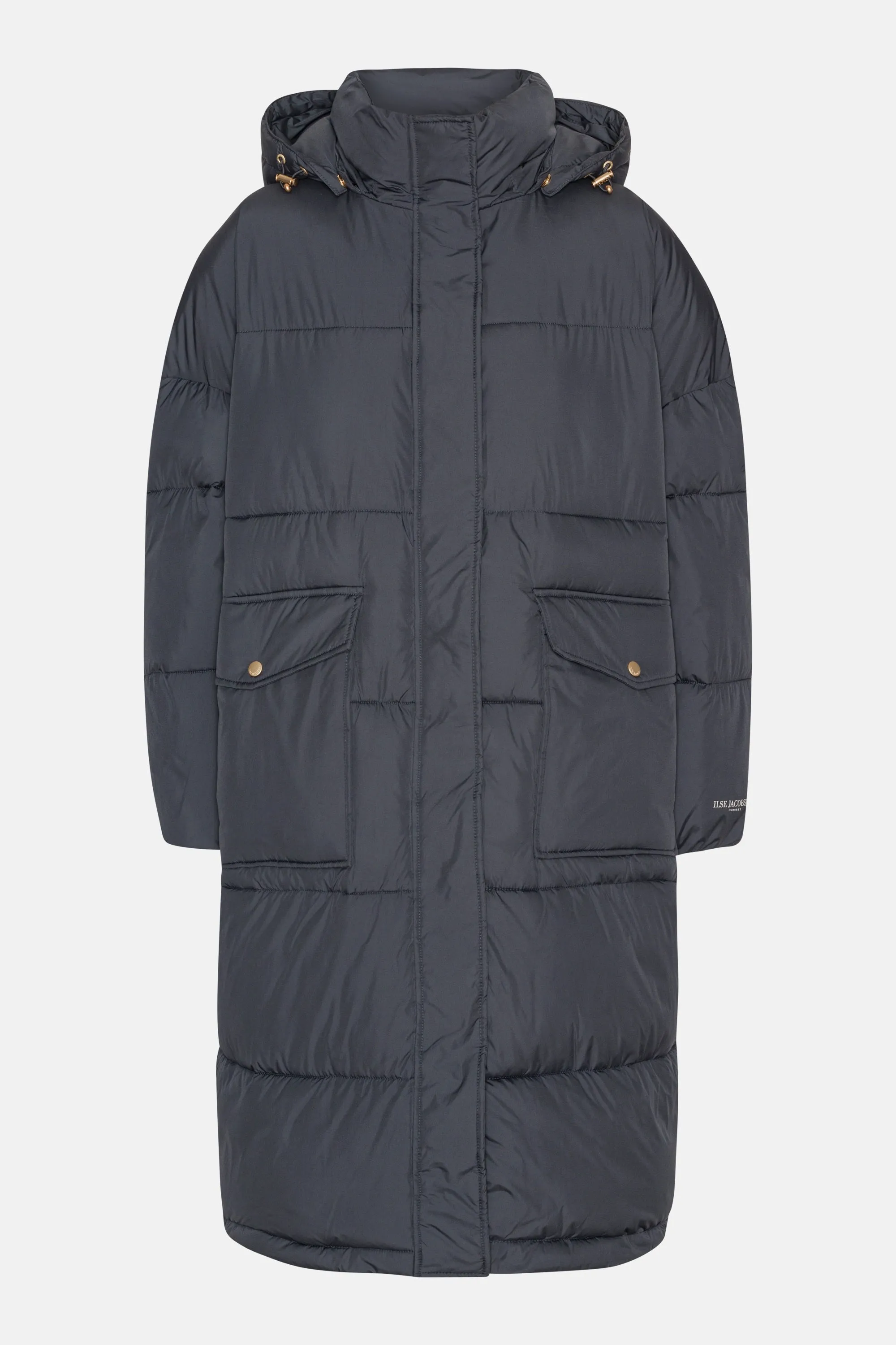 Long Padded Coat - Ombre Blue sold by Ilse Jacobsen product image thumbnail 5