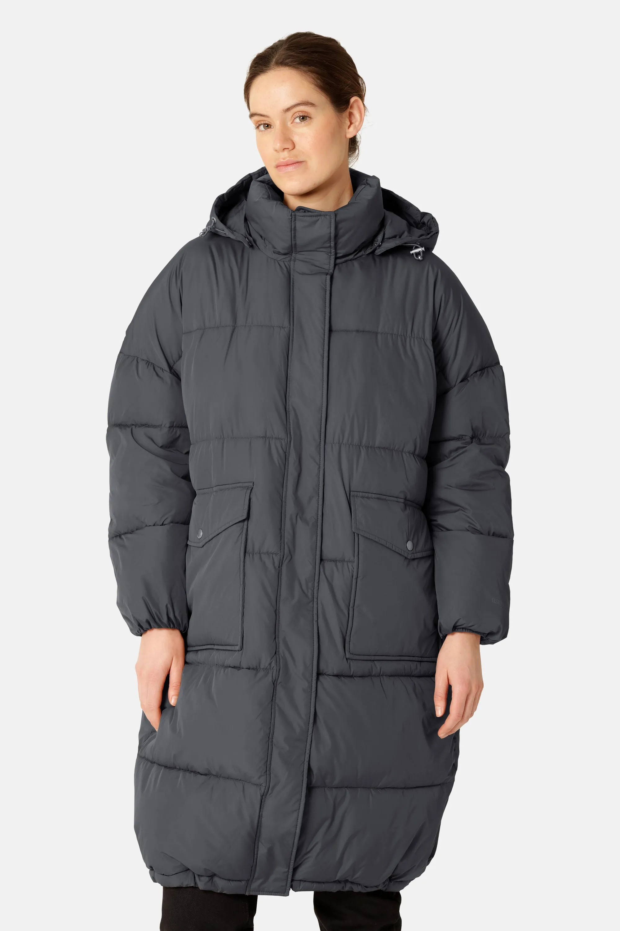 Long Padded Coat - Ombre Blue sold by Ilse Jacobsen product image thumbnail 2