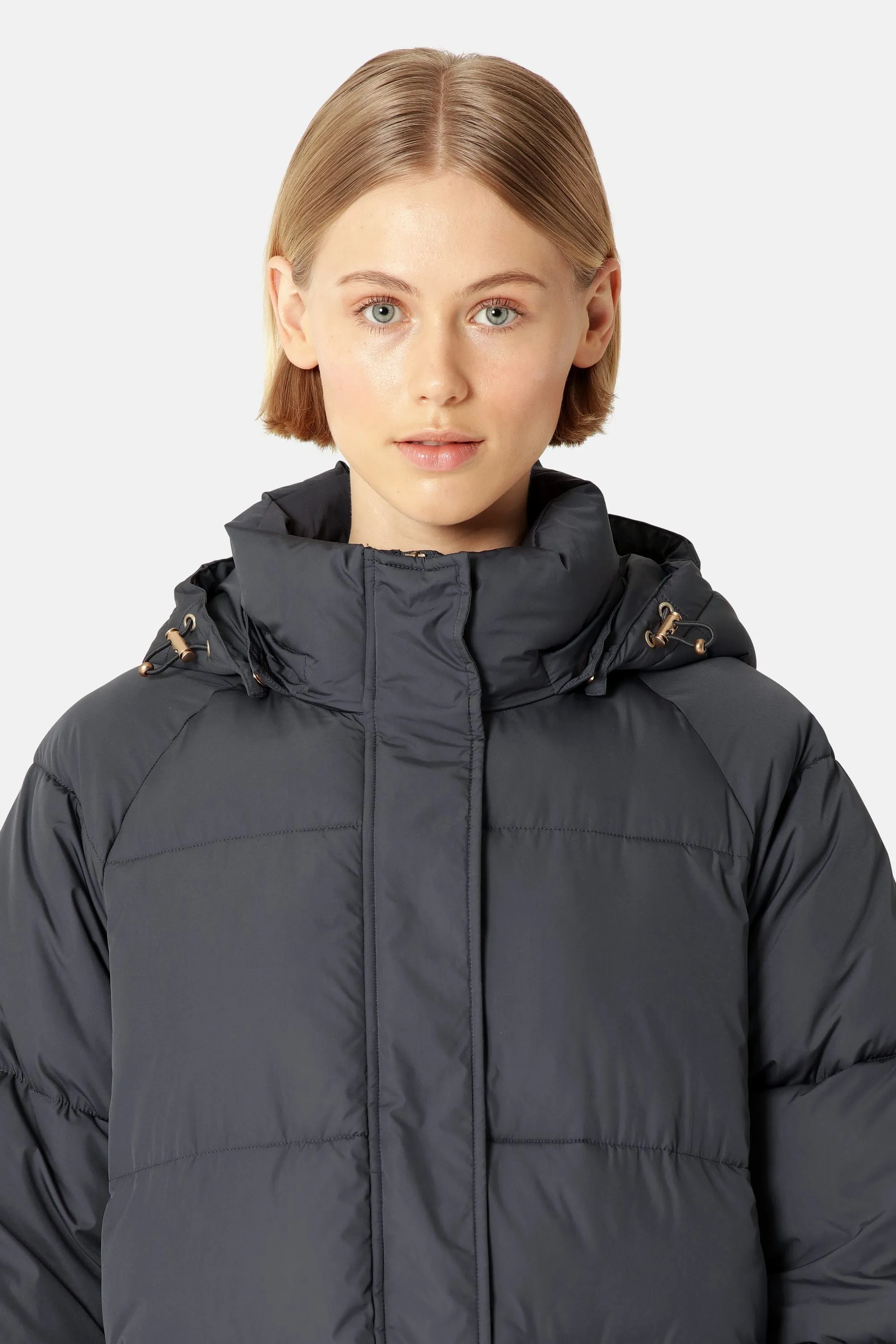 Oversized Padded Coat - Ombre Blue sold by Ilse Jacobsen product image thumbnail 4