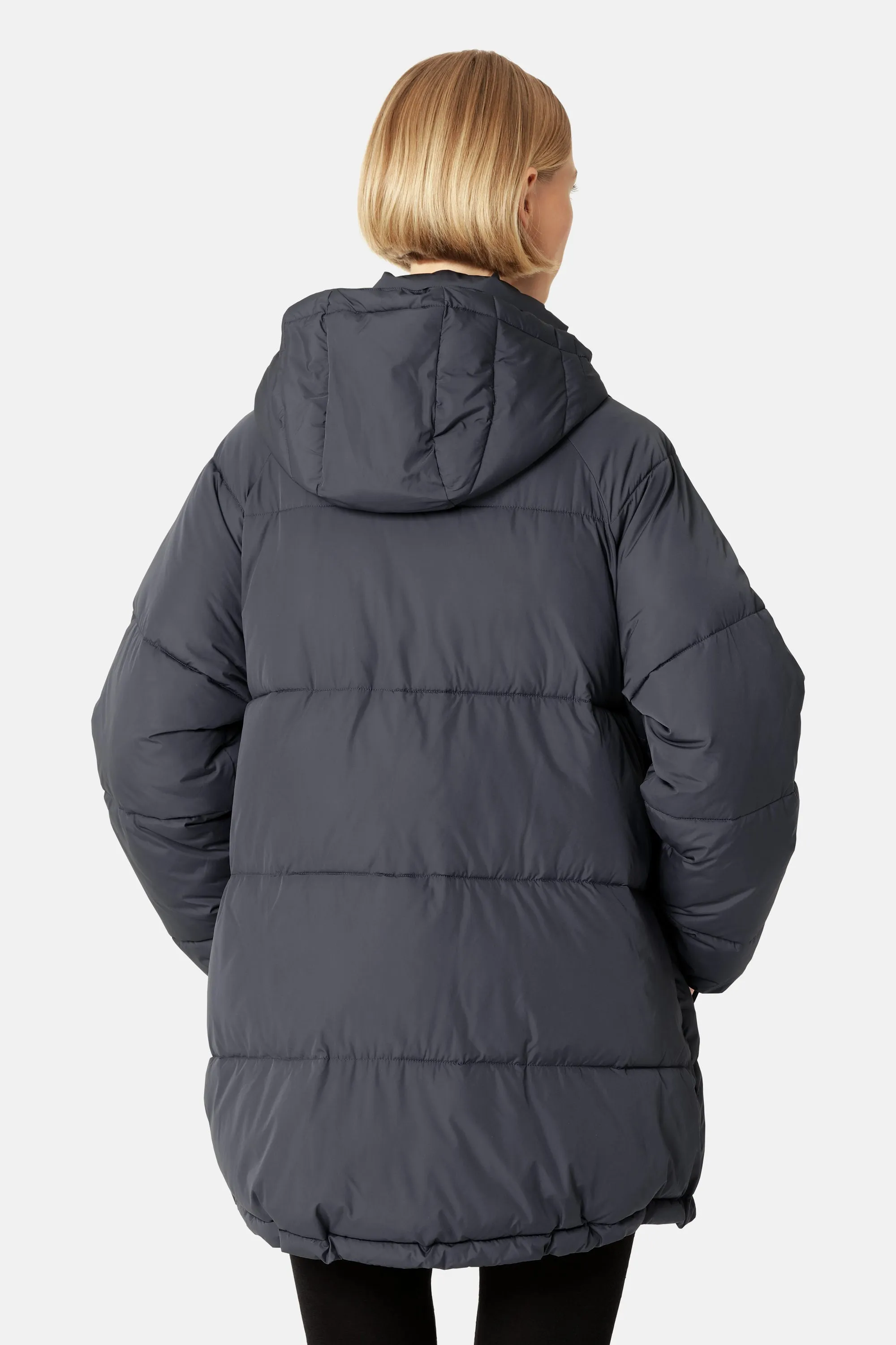 Oversized Padded Coat - Ombre Blue sold by Ilse Jacobsen product image thumbnail 3