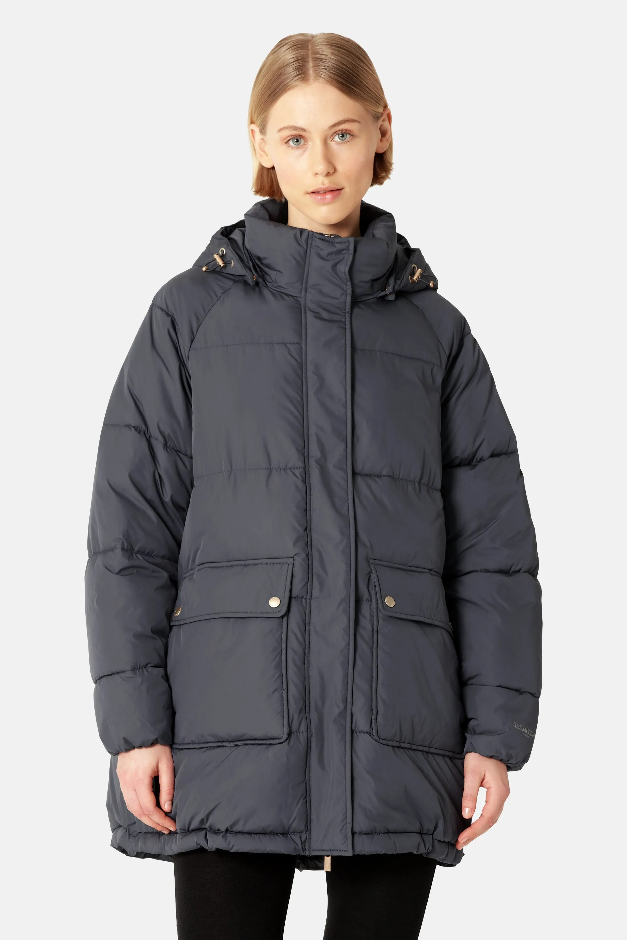Oversized Padded Coat - Ombre Blue sold by Ilse Jacobsen product image thumbnail 2