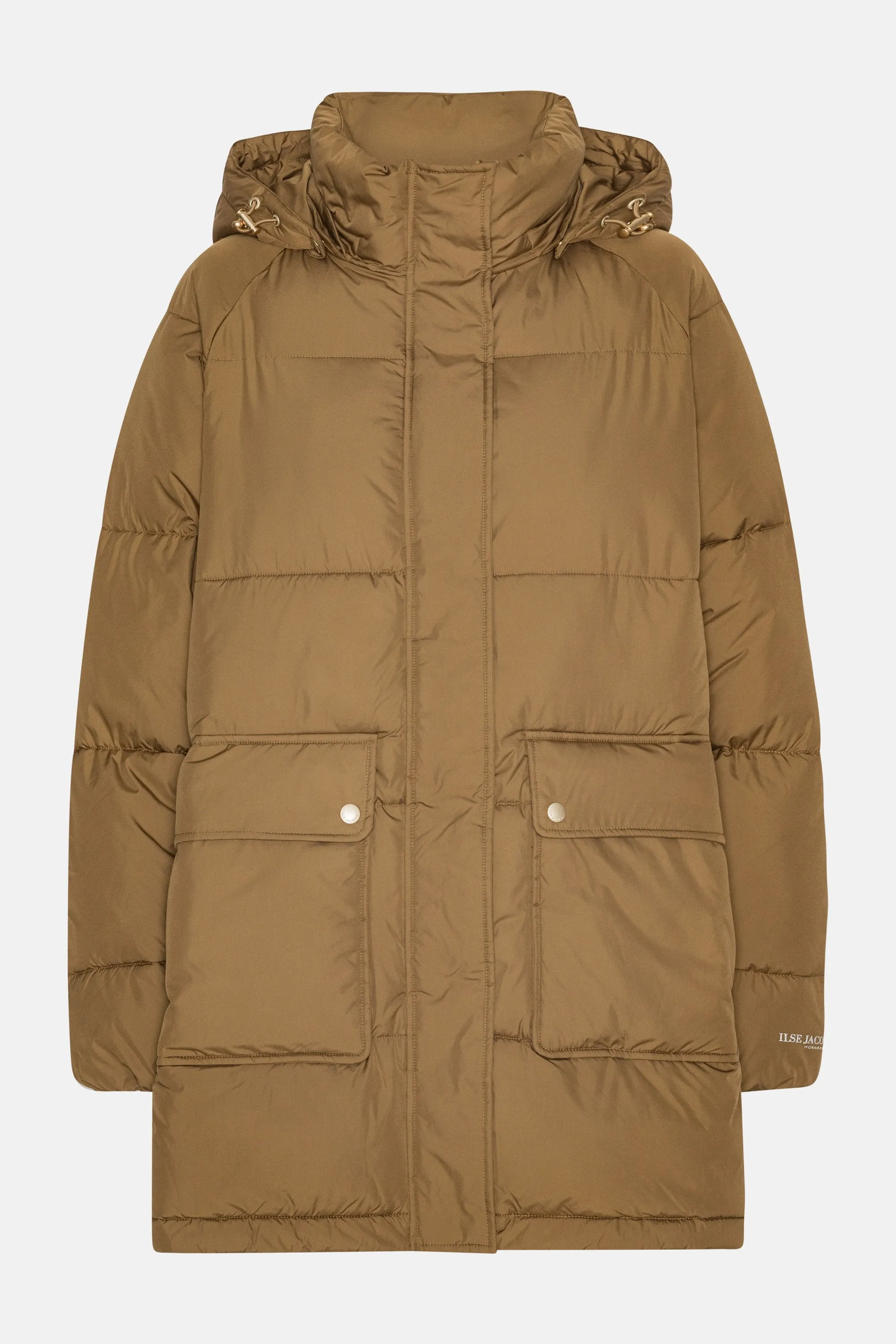 Oversized Padded Coat - Mocca sold by Ilse Jacobsen product image thumbnail 5