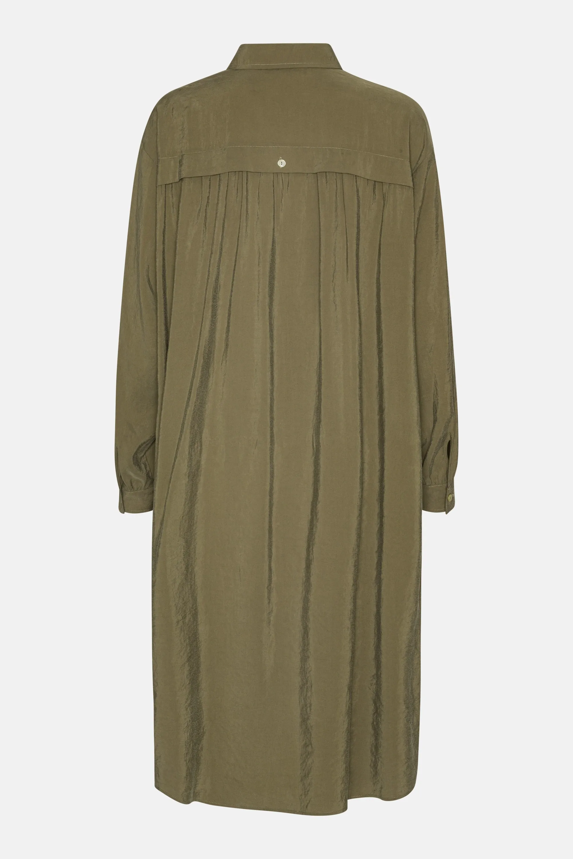 Long Sleeved Tunic Shirt Dress - Capers sold by Ilse Jacobsen product image thumbnail 2