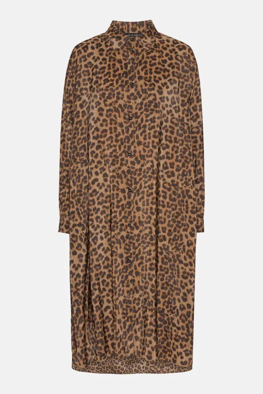 Long Sleeved Tunic Shirt Dress - Animaa sold by Ilse Jacobsen