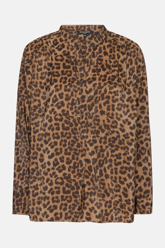 Long Sleeved Shirt With Half Placket - Animaa sold by Ilse Jacobsen