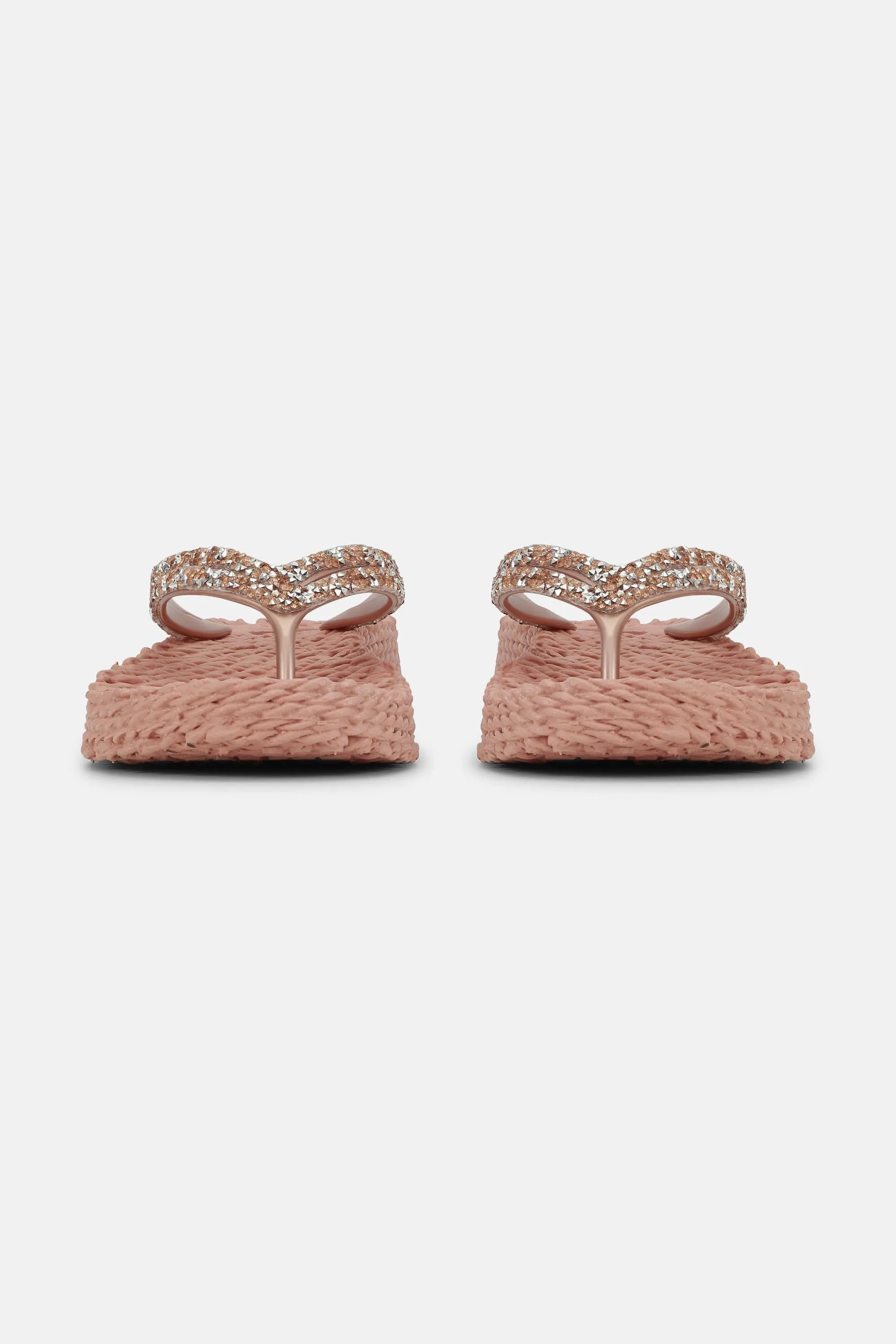 Platform Flip-flops Glitter Stones - Misty Rose sold by Ilse Jacobsen product image thumbnail 5