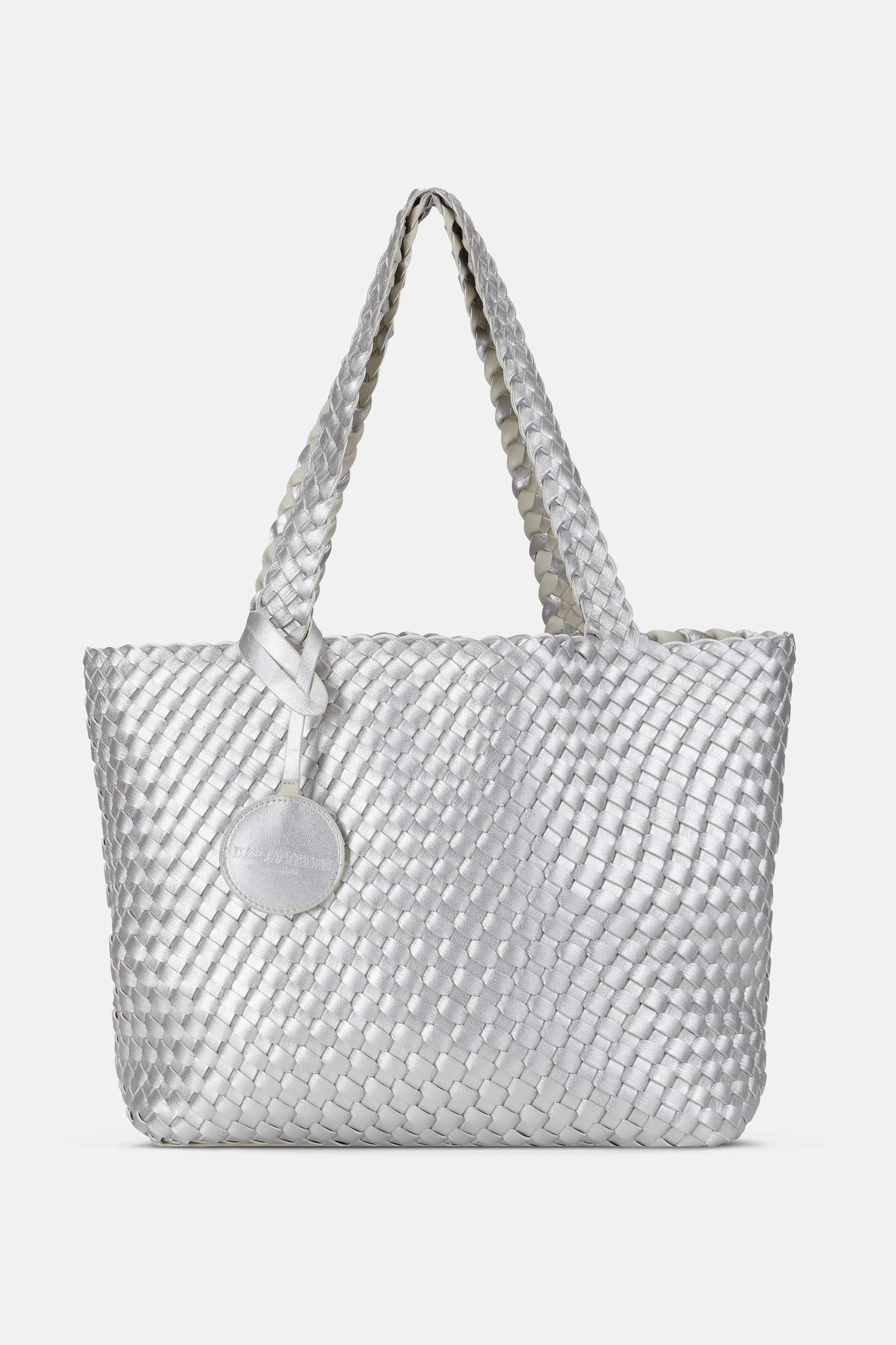 Tote Bag Braided - Milk Creme Silver sold by Ilse Jacobsen product image thumbnail 2