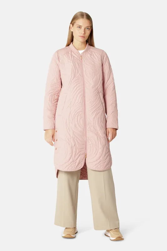 Quilt Jacket - Peachskin sold by Ilse Jacobsen