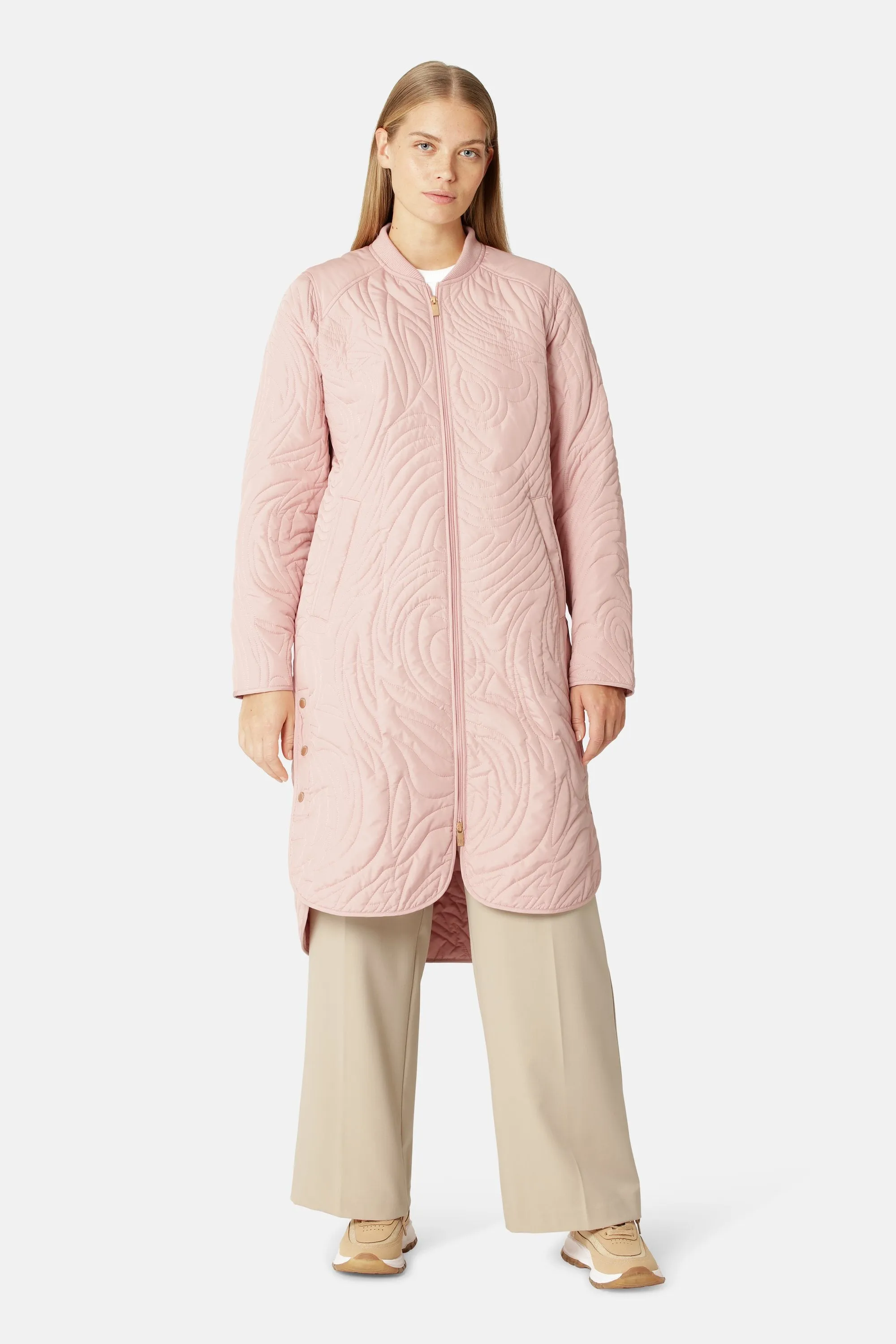 Quilt Jacket - Peachskin sold by Ilse Jacobsen