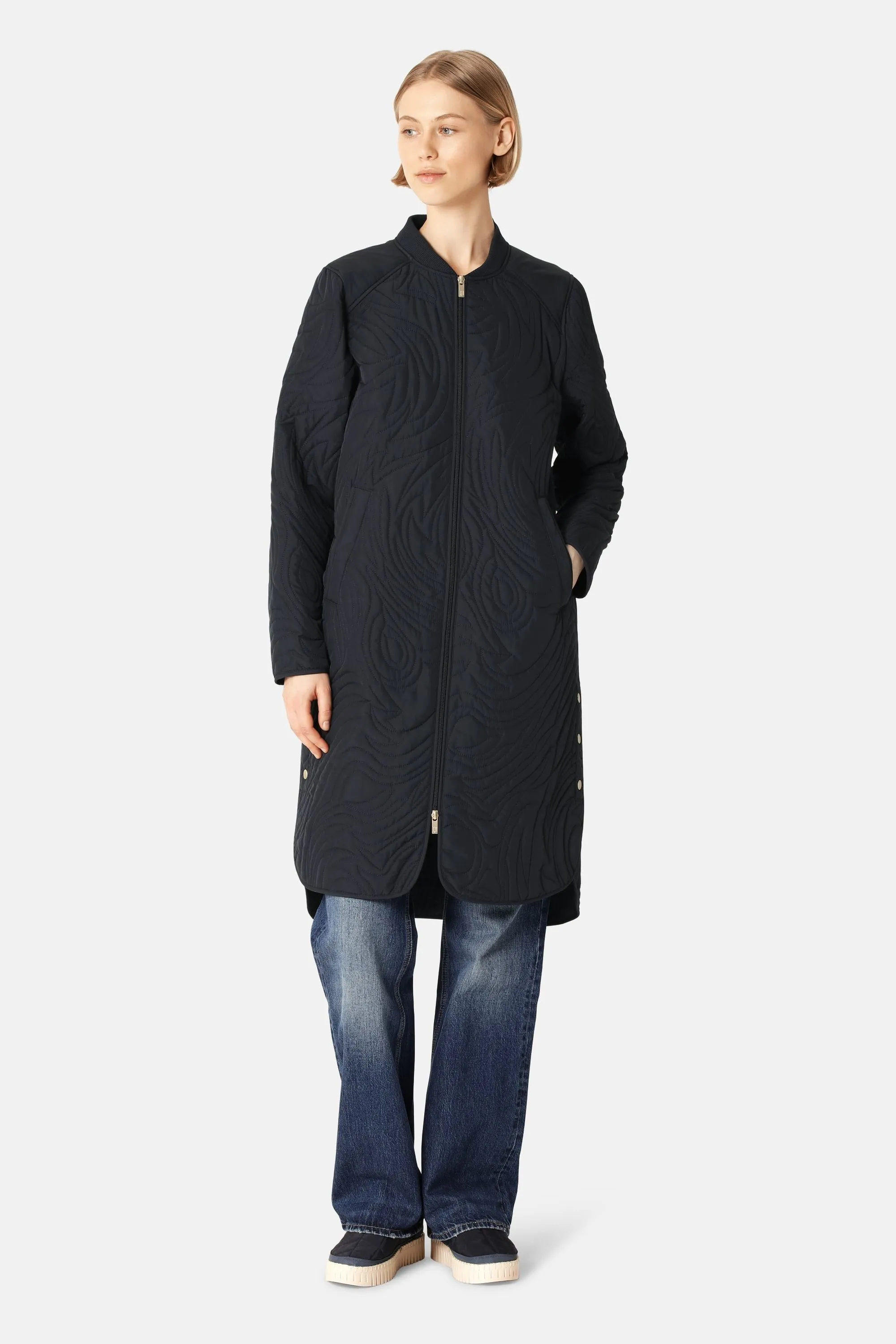 Quilt Jacket - Dark Indigo sold by Ilse Jacobsen product image thumbnail 2