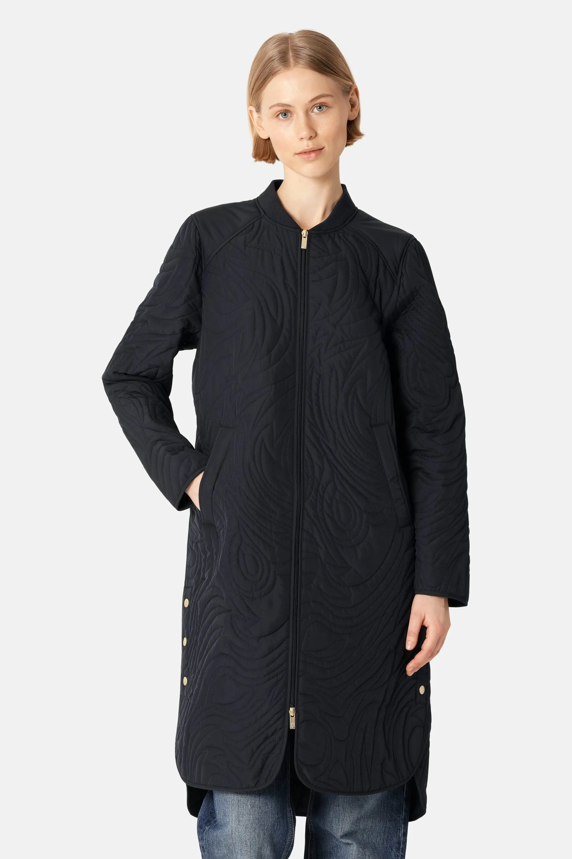 Quilt Jacket - Dark Indigo sold by Ilse Jacobsen product image thumbnail 4