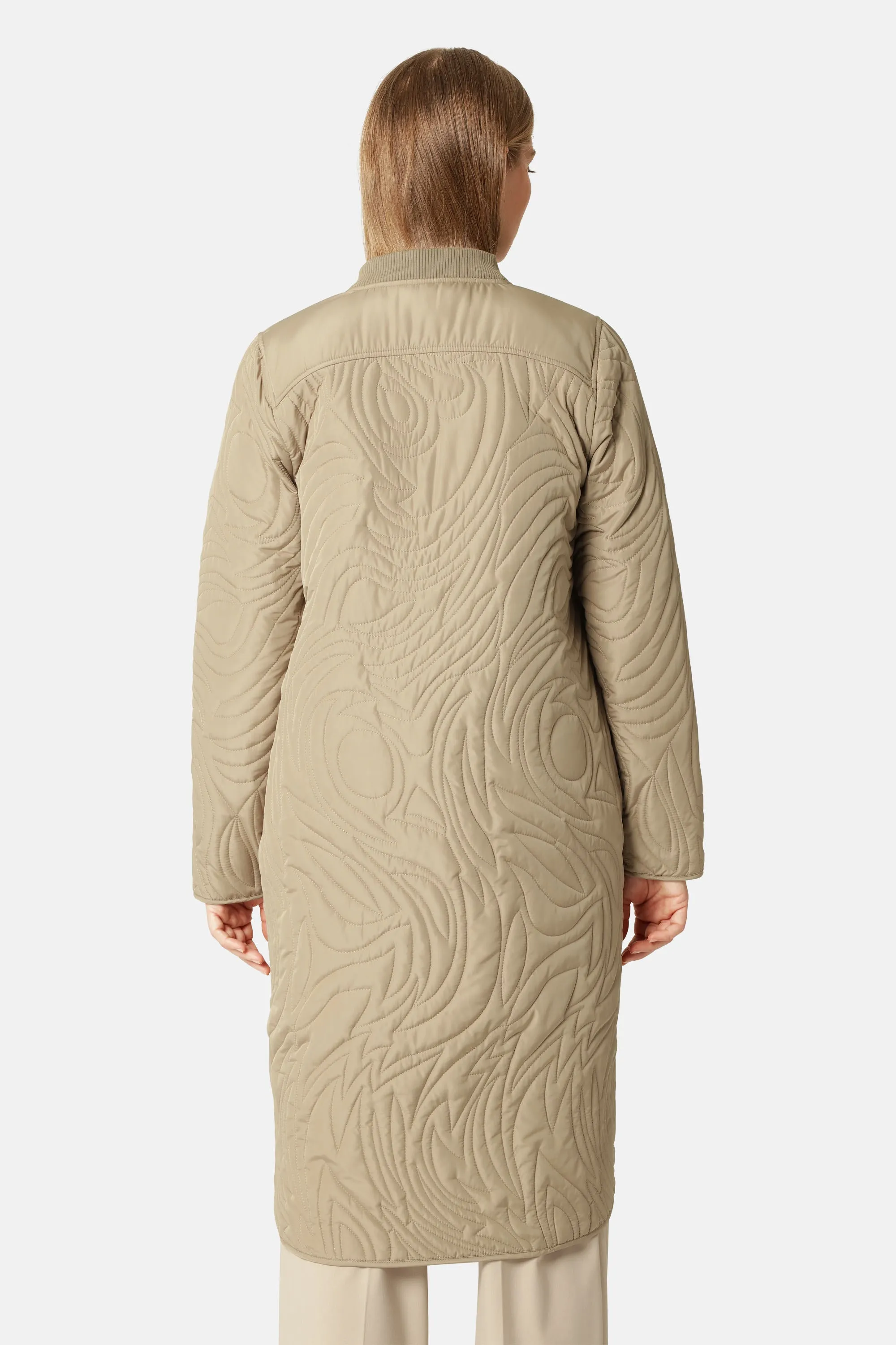 Quilt Jacket - Greige sold by Ilse Jacobsen product image thumbnail 3