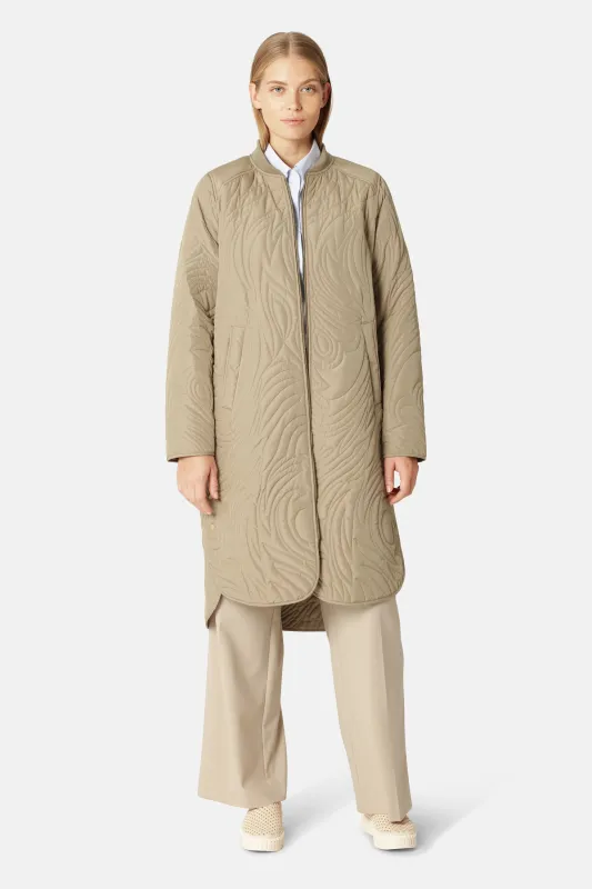 Quilt Jacket - Greige sold by Ilse Jacobsen