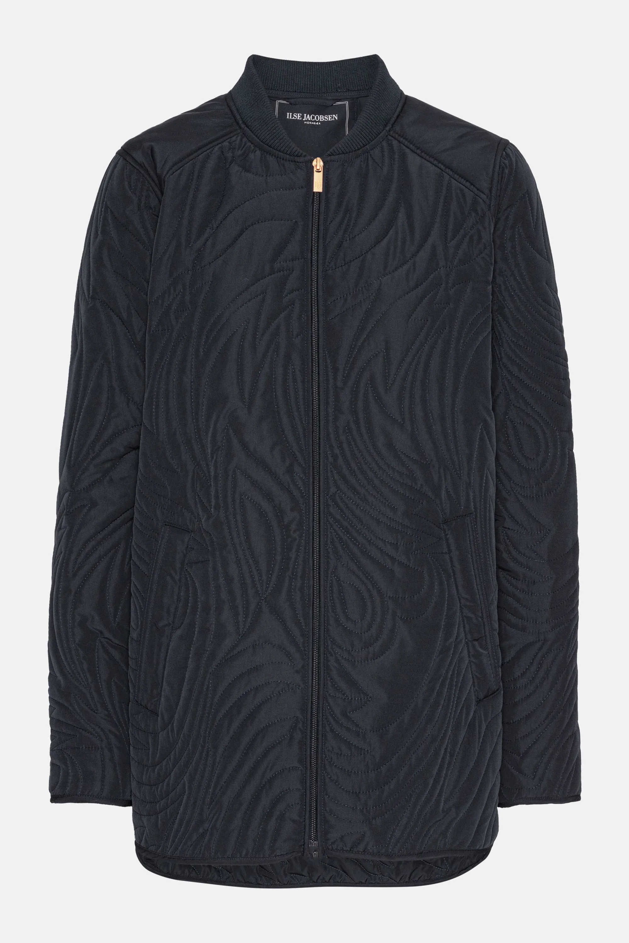 Short Quilt Jacket - Dark Indigo sold by Ilse Jacobsen product image thumbnail 5