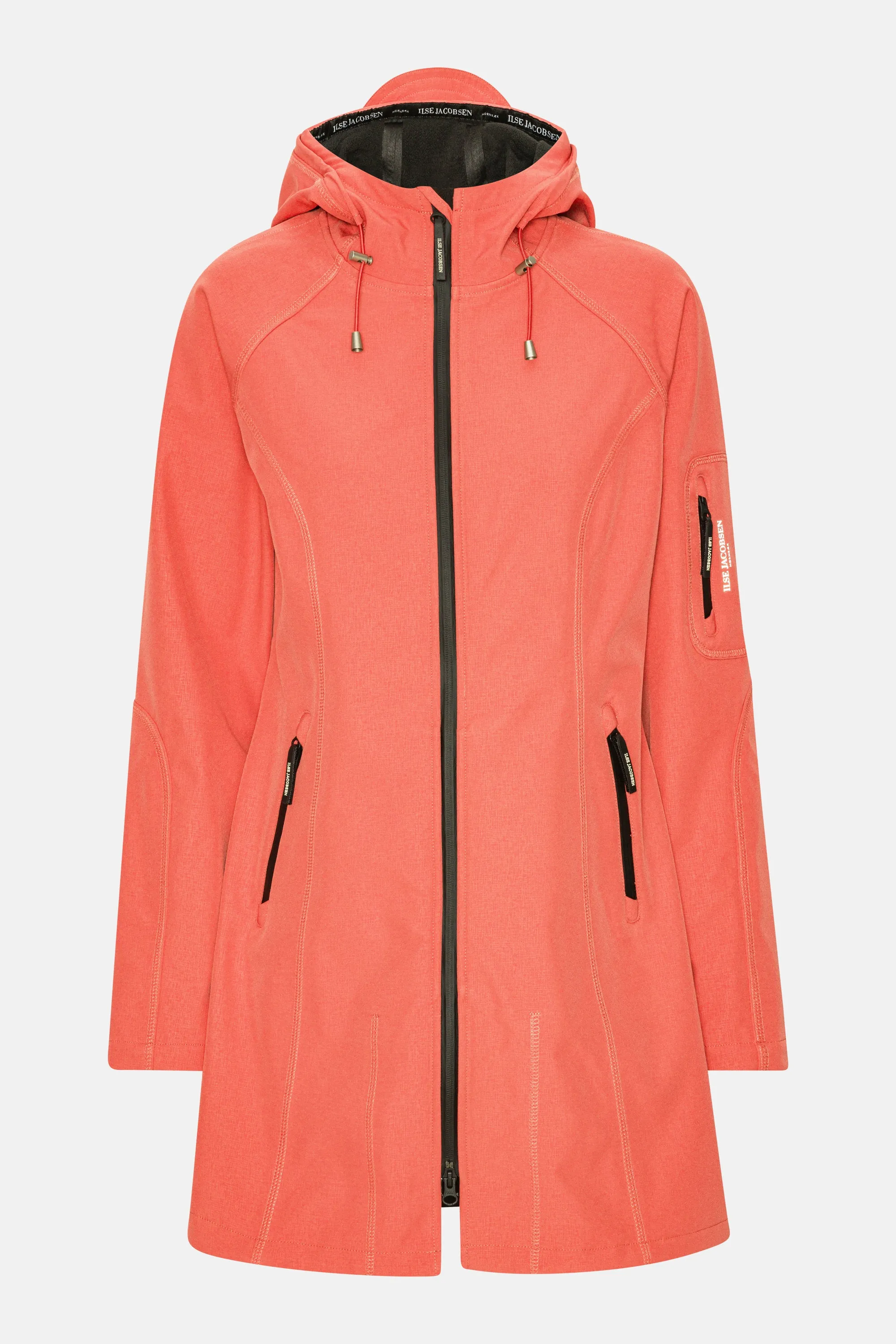 Softshell Raincoat - Spiced Coral sold by Ilse Jacobsen product image thumbnail 5