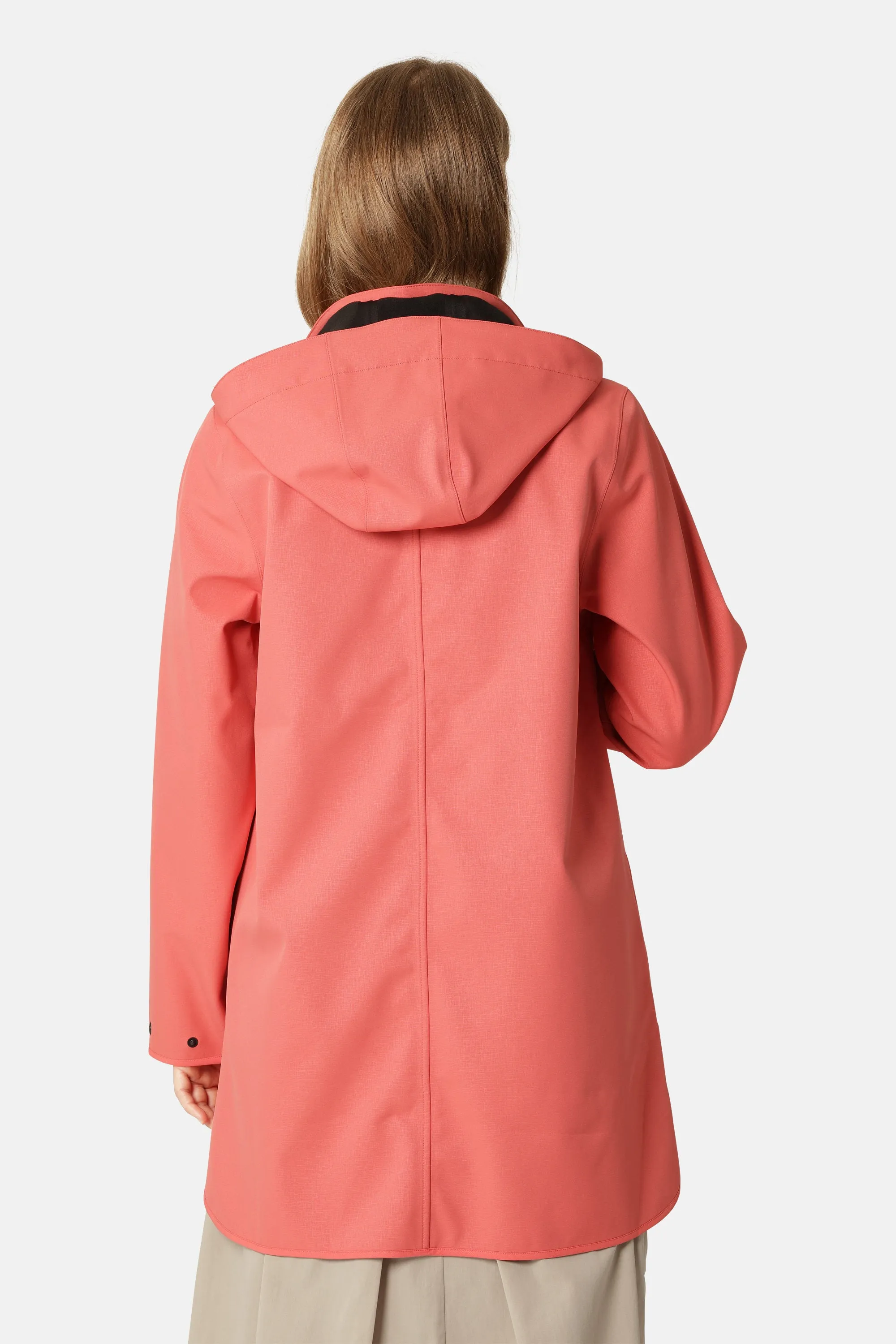 Softshell Raincoat A-line - Spiced Coral sold by Ilse Jacobsen product image thumbnail 3