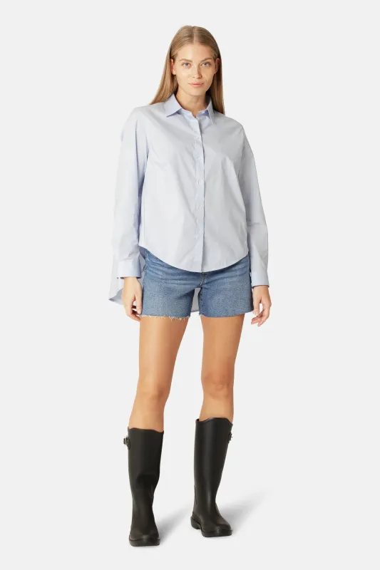 Shirt Flowy Back - Heather sold by Ilse Jacobsen