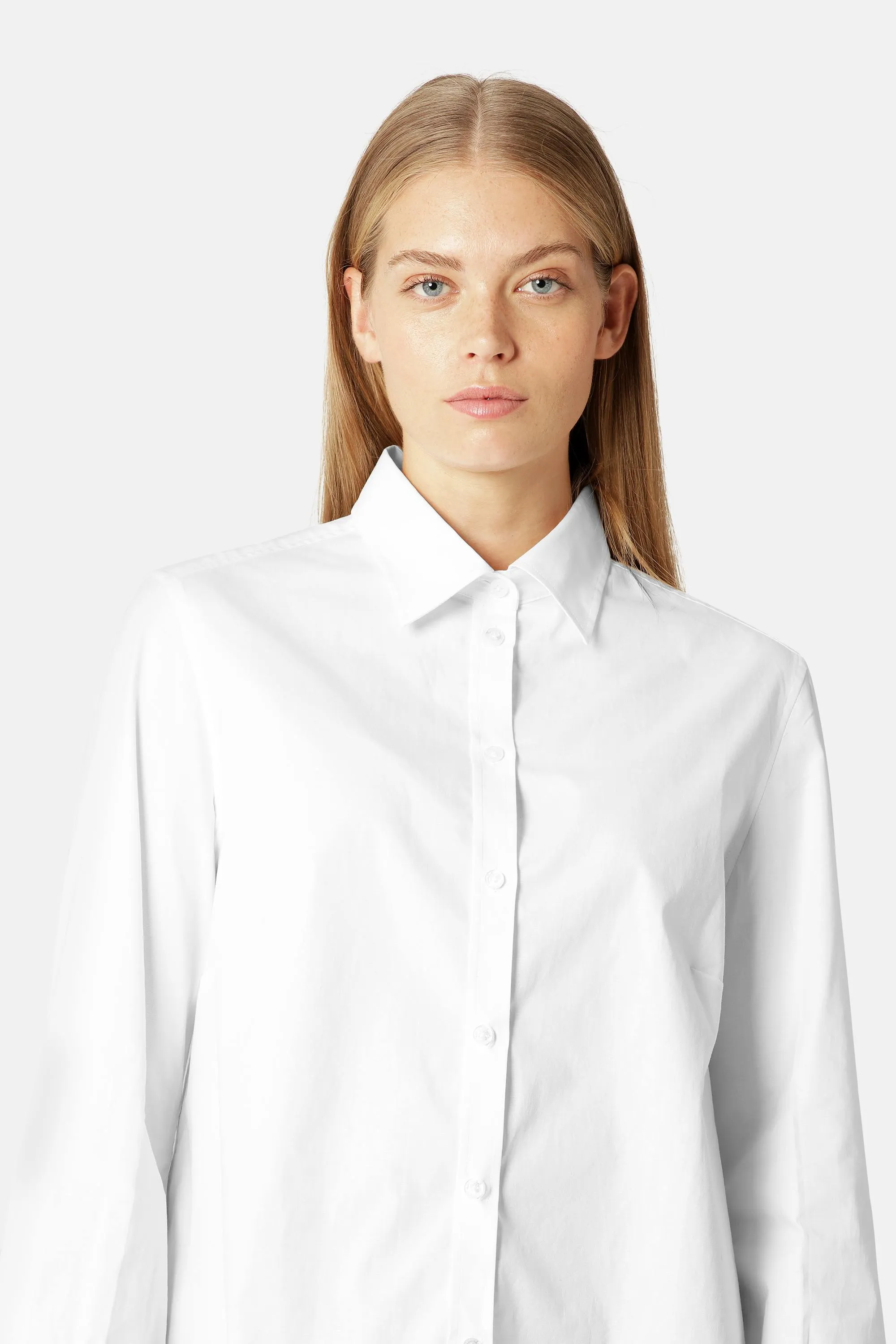 Shirt Flowy Back - White sold by Ilse Jacobsen product image thumbnail 4