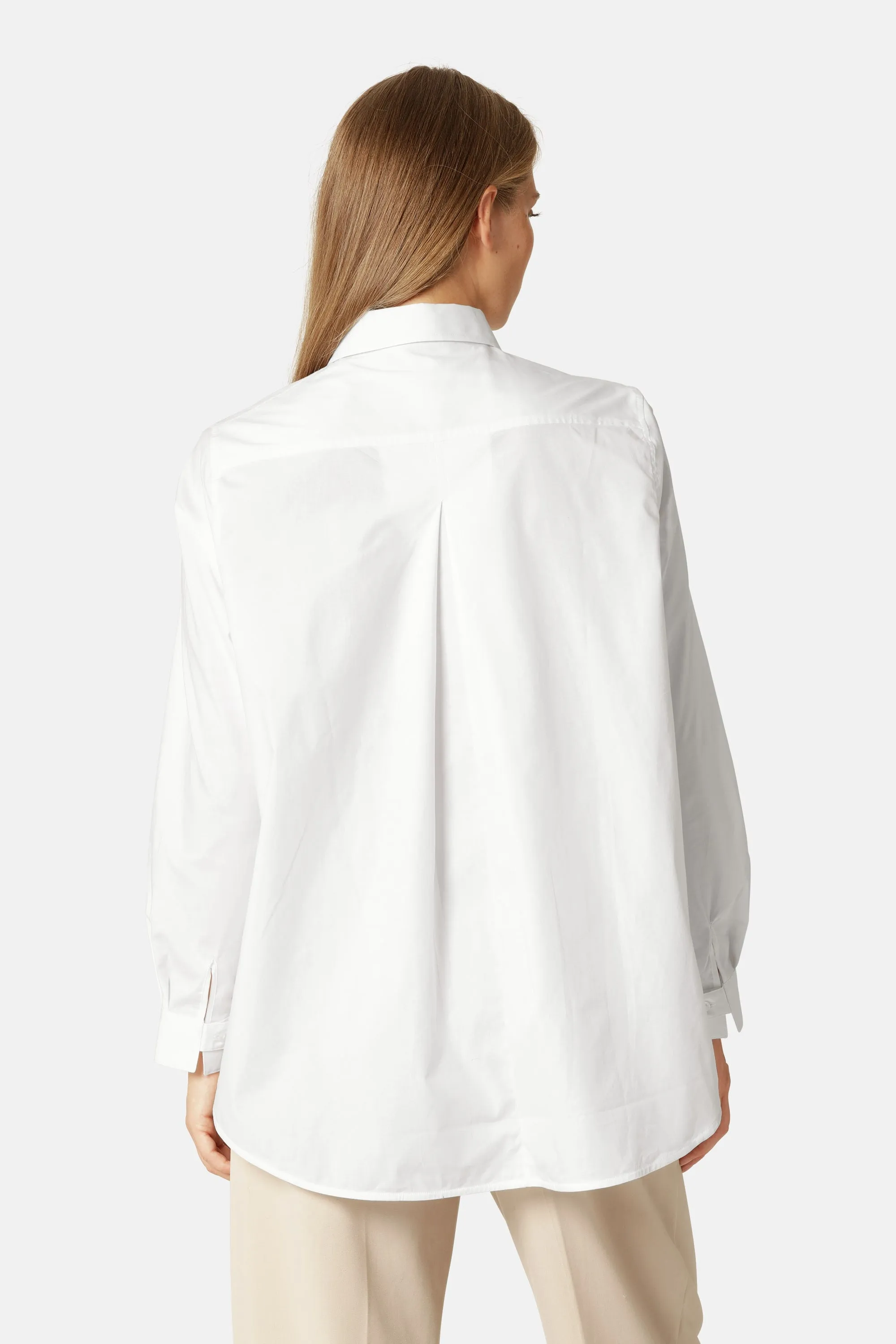 Shirt Flowy Back - White sold by Ilse Jacobsen product image thumbnail 3