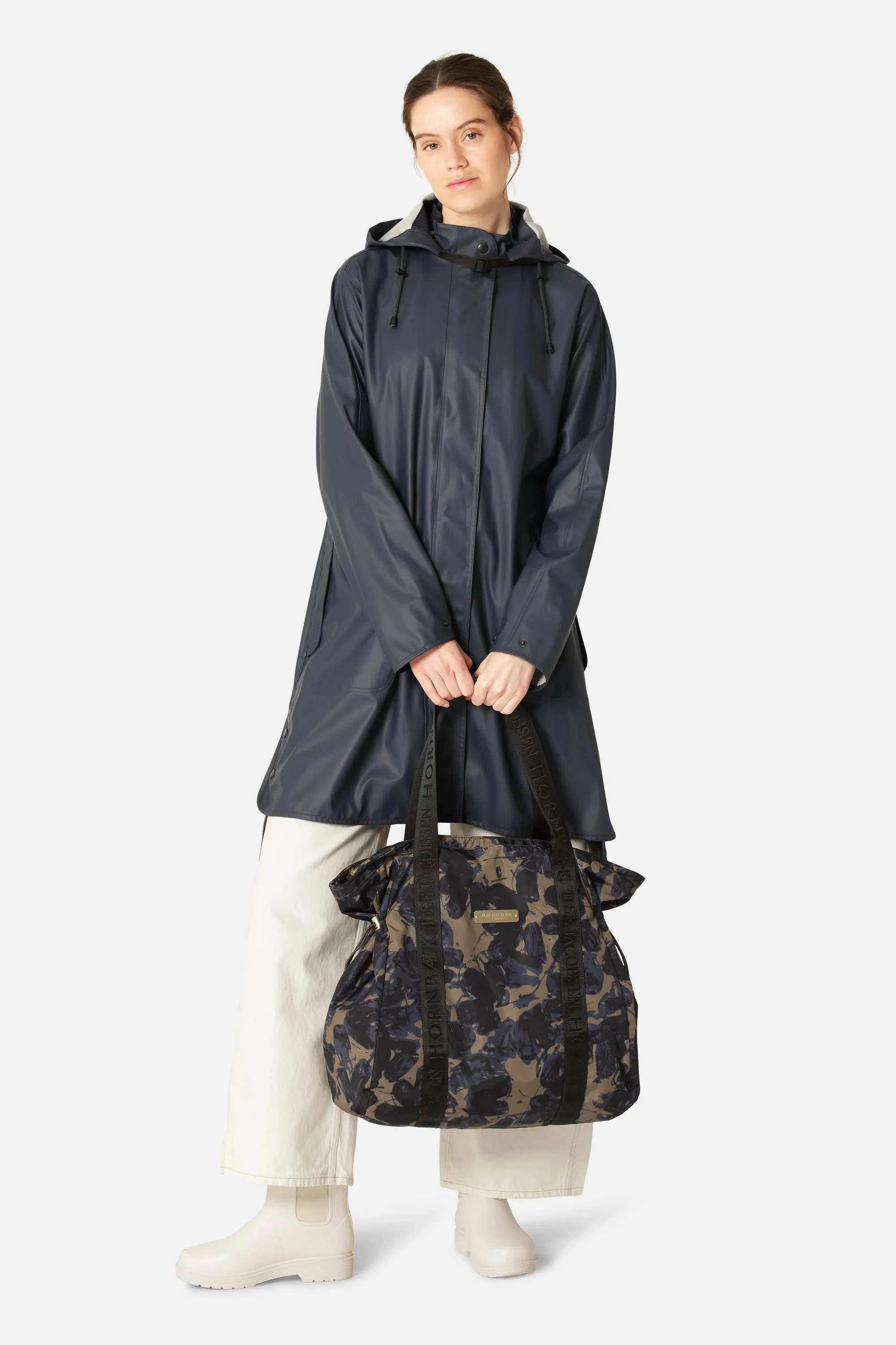 Light Rain Shopper Bag - Beige Butterfly sold by Ilse Jacobsen