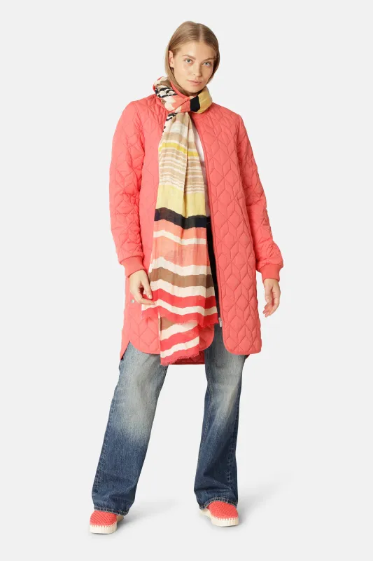 Long Padded Quilt Jacket - Dubarry sold by Ilse Jacobsen