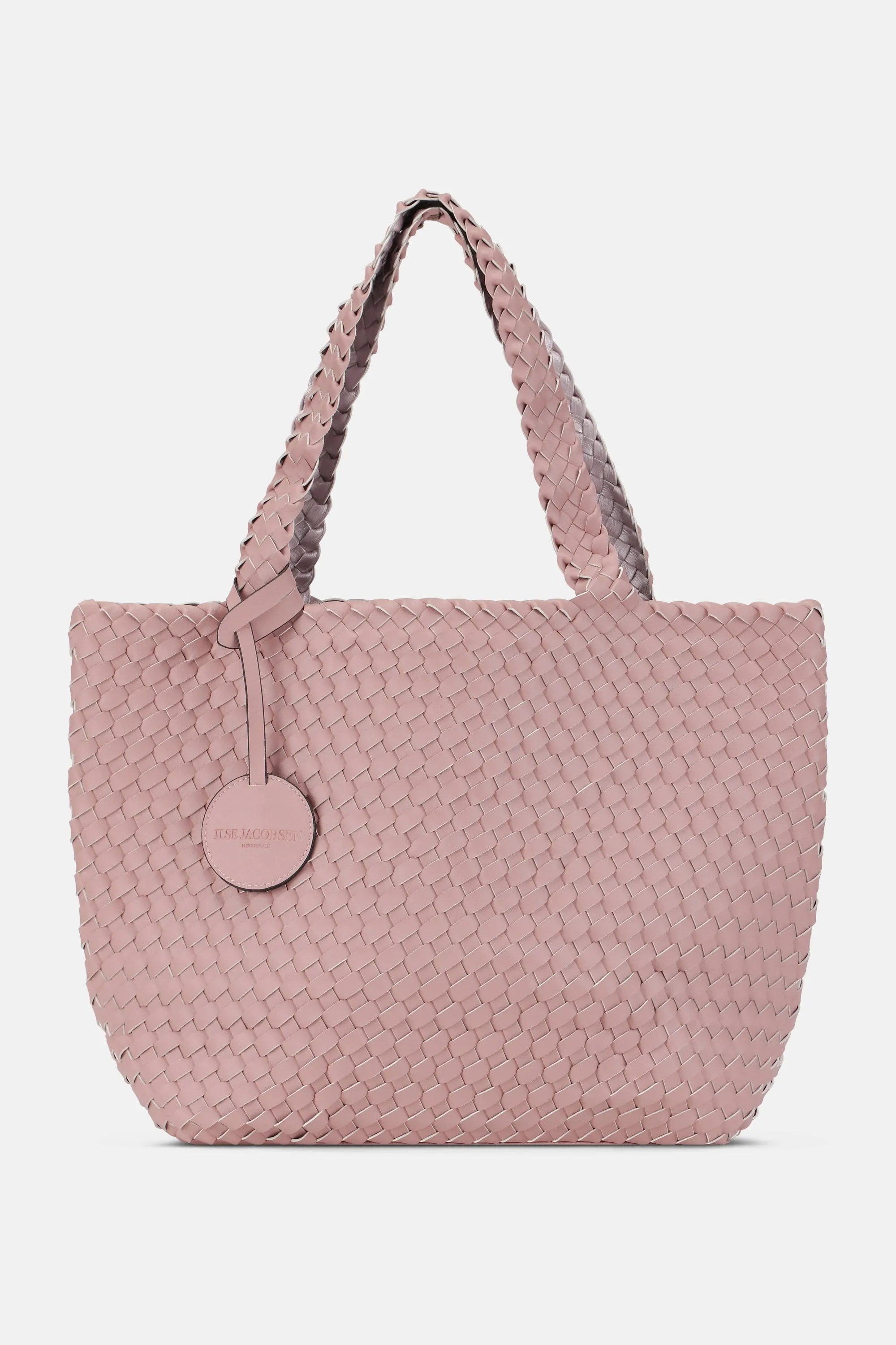 Tote Bag Braided - Adobe Rose Lotus sold by Ilse Jacobsen