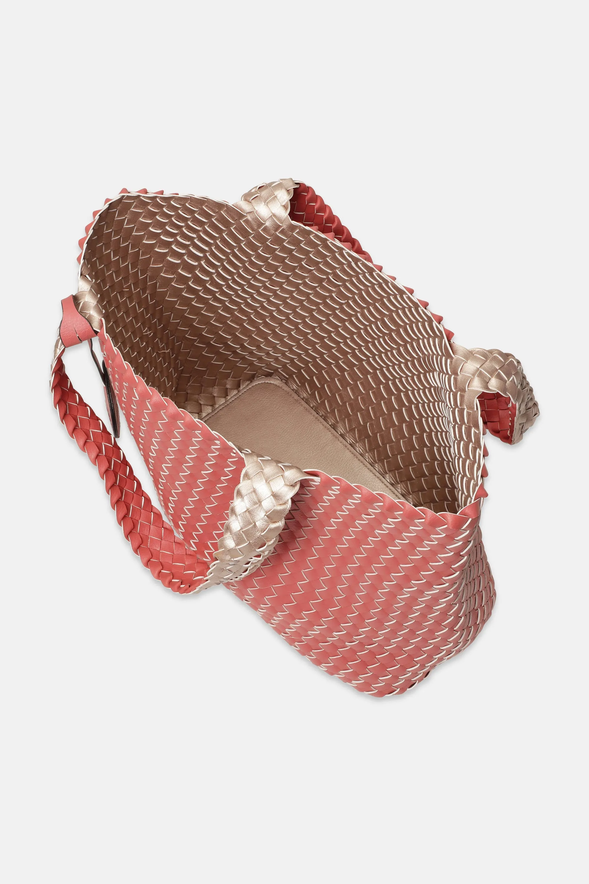 Tote Bag Braided - Durbarry Metallic Rose sold by Ilse Jacobsen product image thumbnail 4