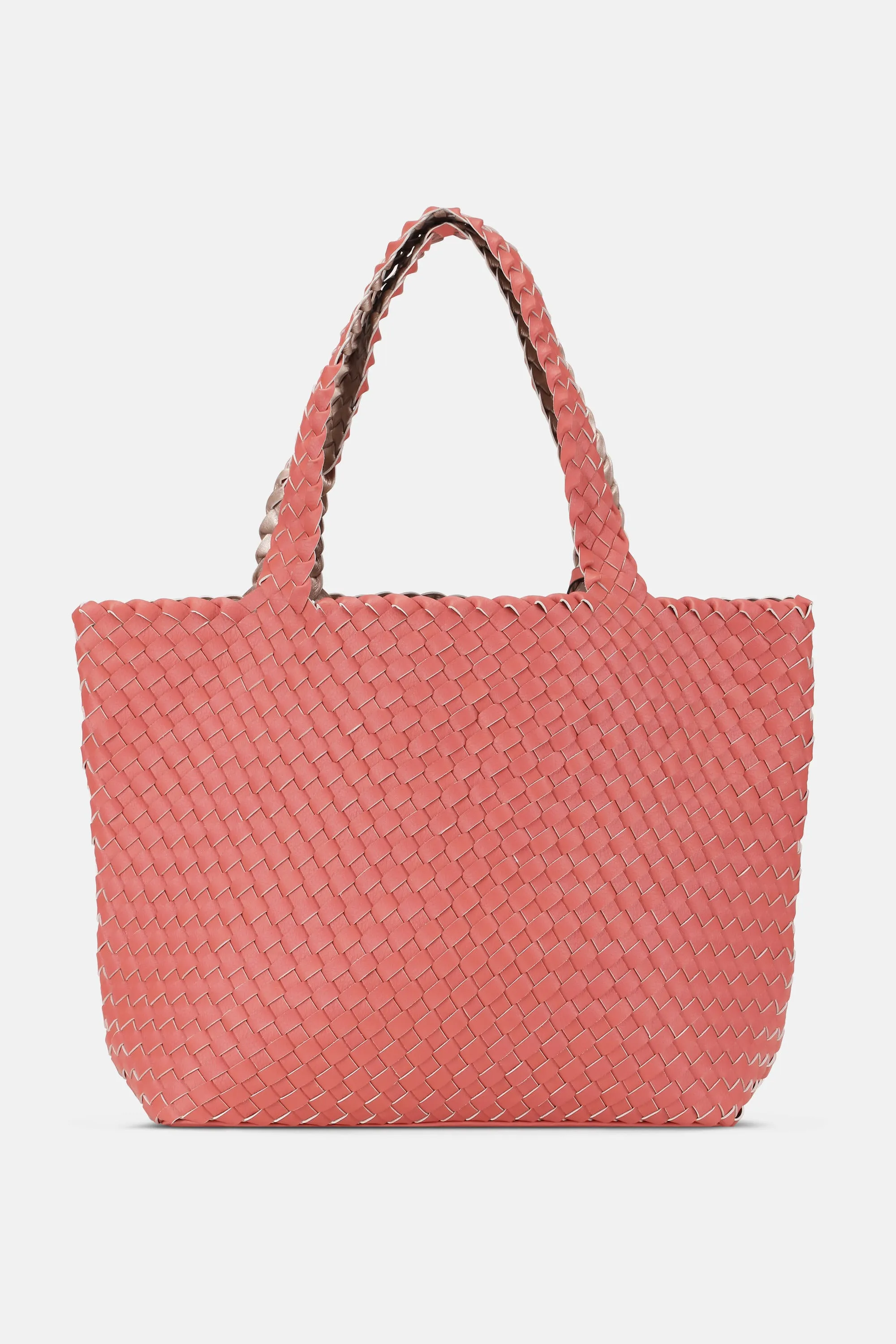 Tote Bag Braided - Durbarry Metallic Rose sold by Ilse Jacobsen product image thumbnail 3