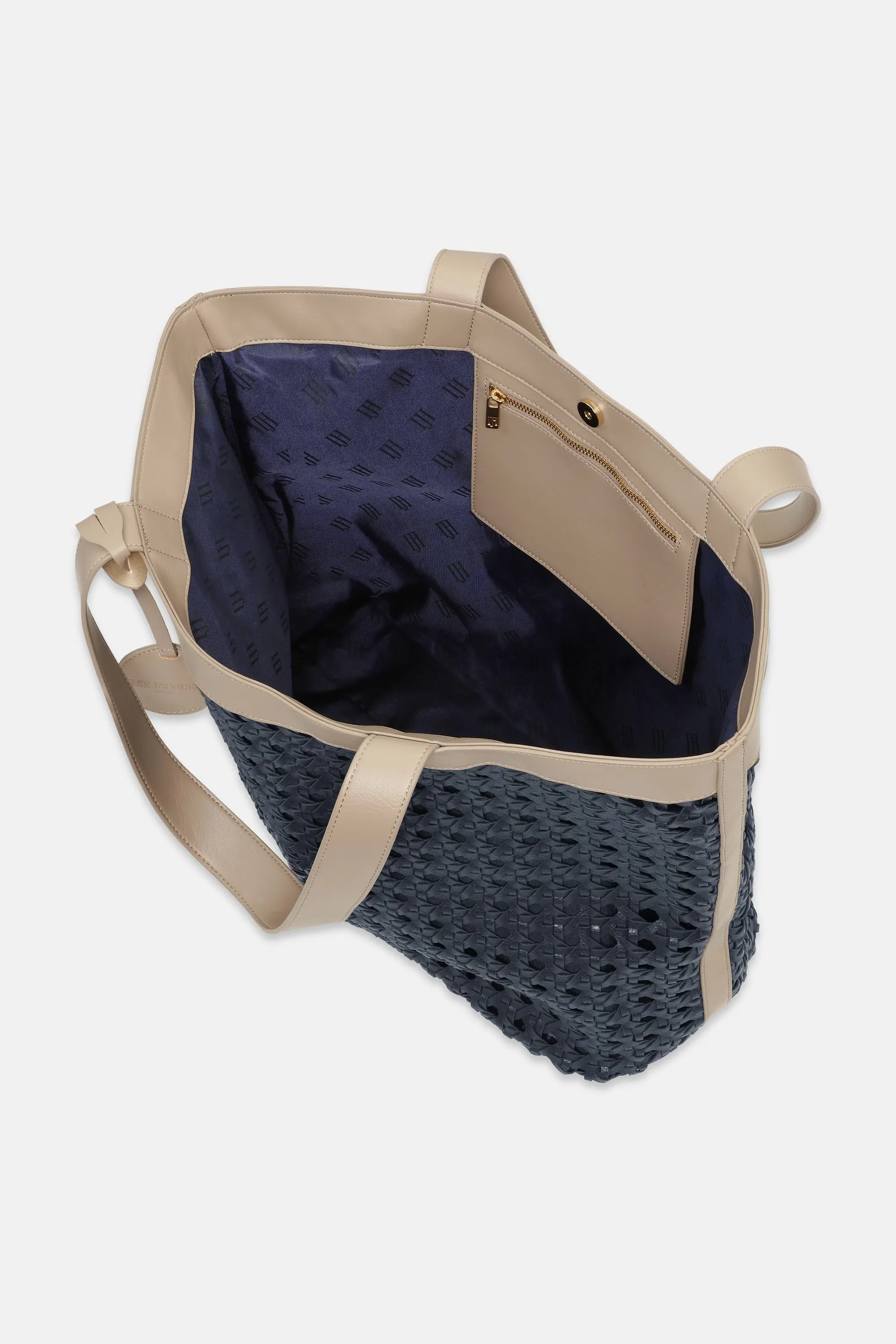 Large Beach Bag - Dark Indigo Sand Pile sold by Ilse Jacobsen product image thumbnail 3