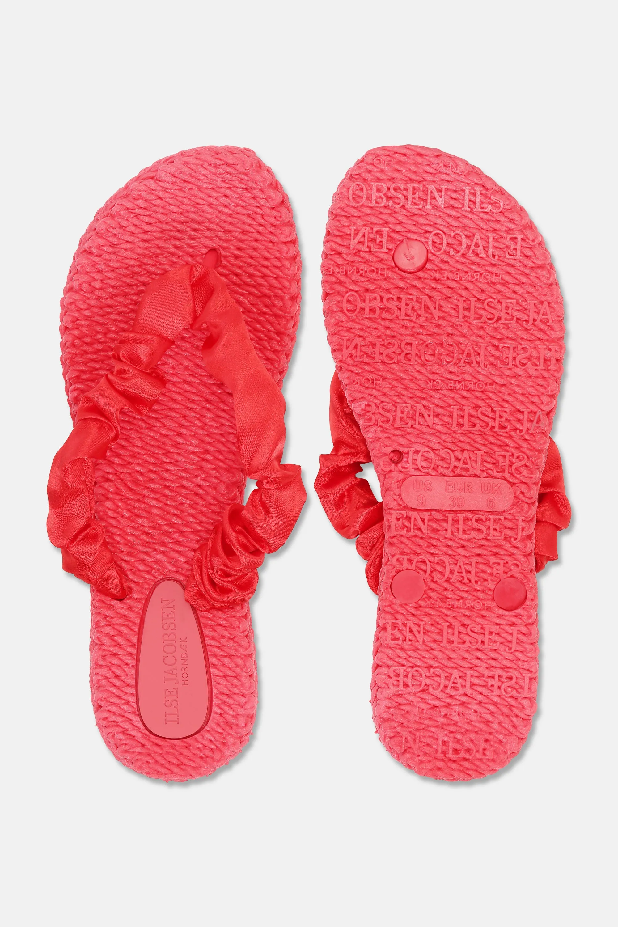 Flip-flops Fabric - Raspberry sold by Ilse Jacobsen product image thumbnail 4
