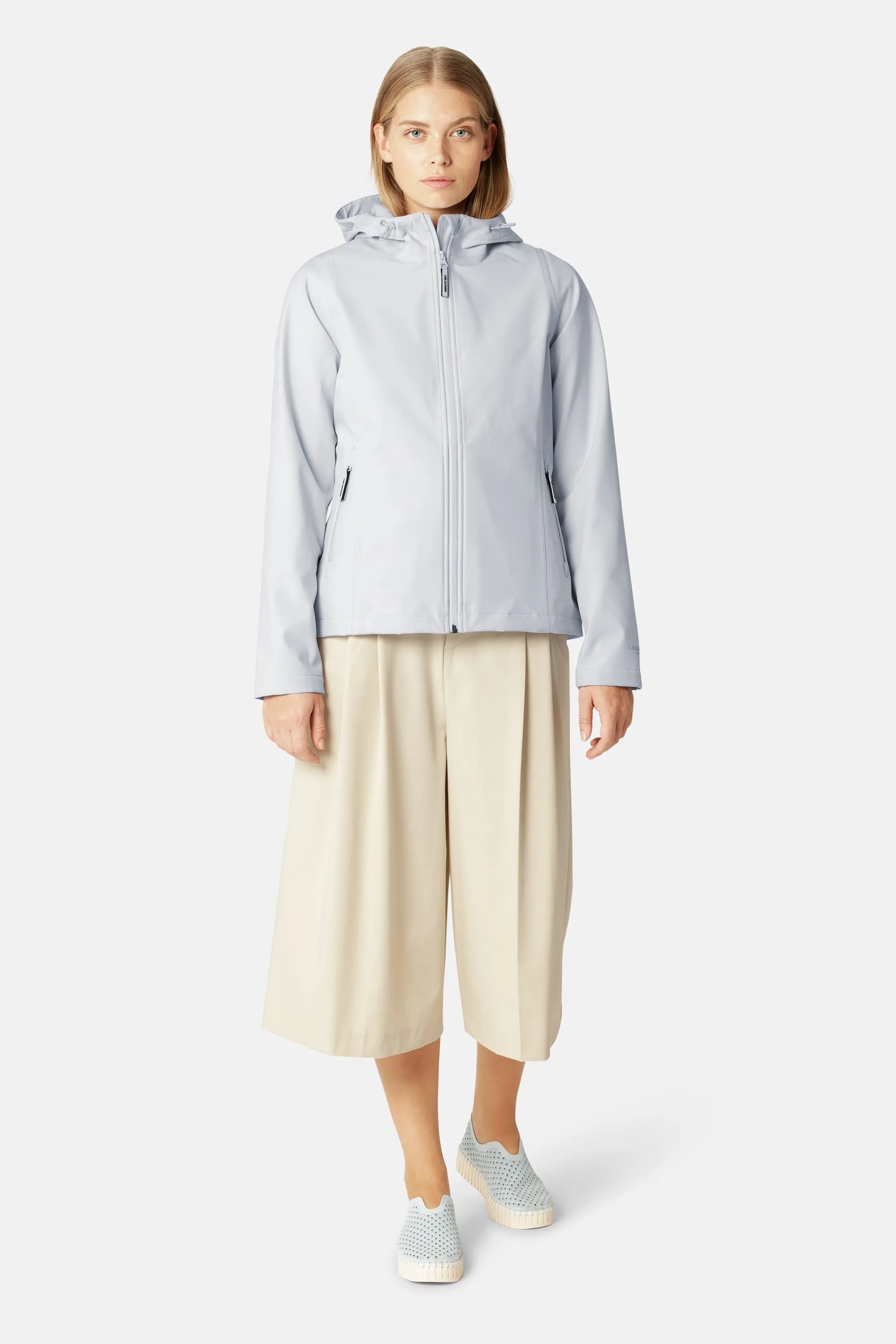 Short Softshell Raincoat - Heather sold by Ilse Jacobsen